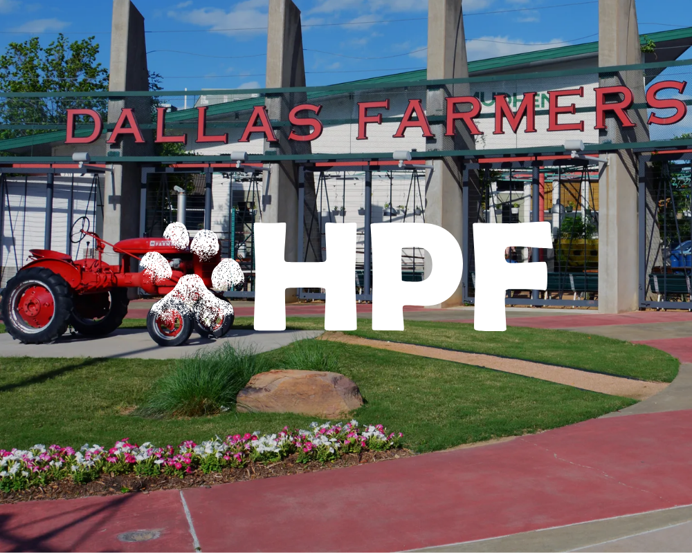 HPF Pop Up at Dallas Farmers Market for National Pet Day 
