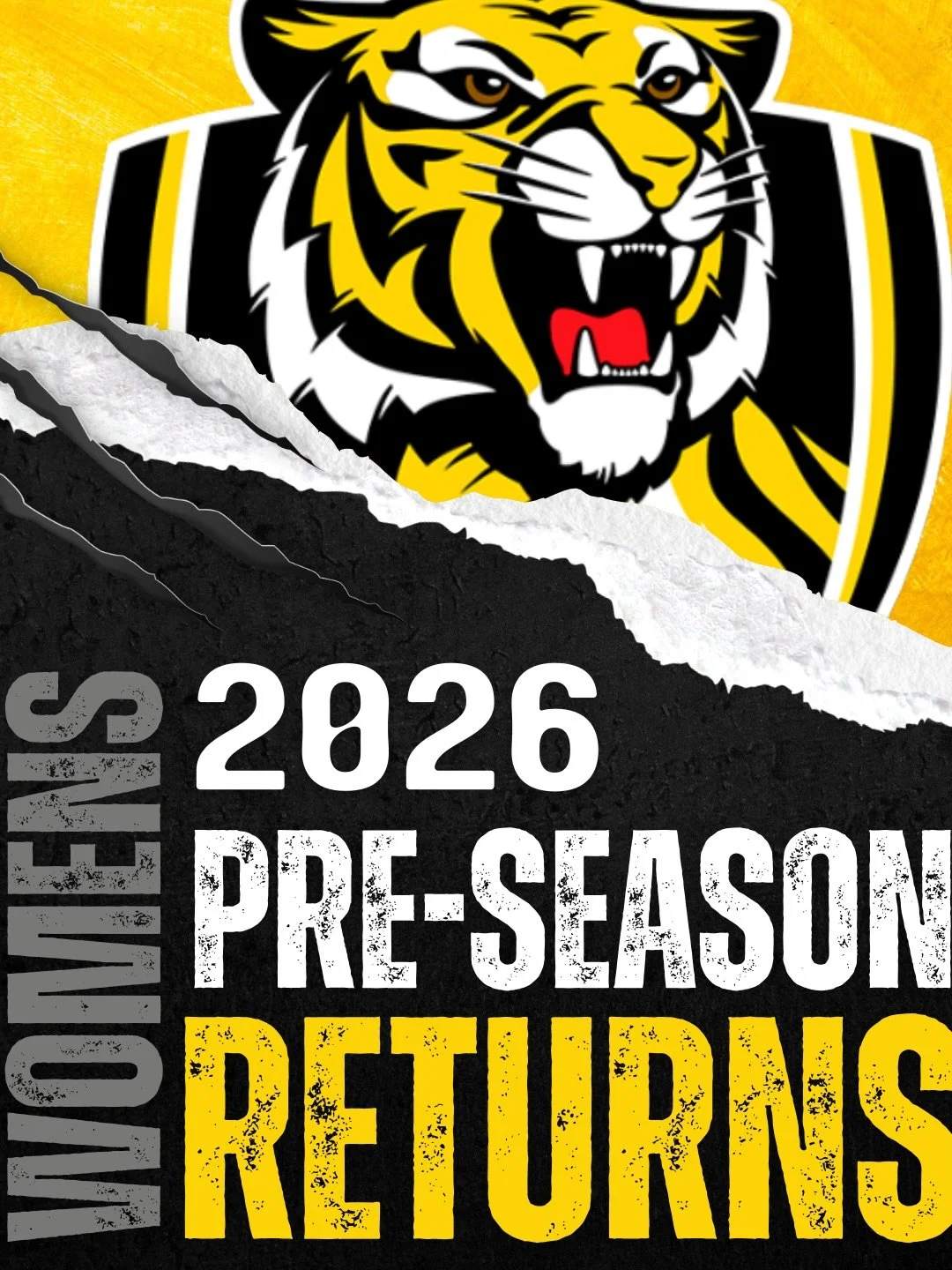 WOMEN&rsquo;S TRAINING RETURNS 💛🖤

Our Women&rsquo;s campaign kicks off Monday 2nd February at 6:30pm and we&rsquo;re excited to get back into it!

📍 Citation Oval
🗓 Training: Monday &amp; Thursday nights (full season)

All players are welcome &m