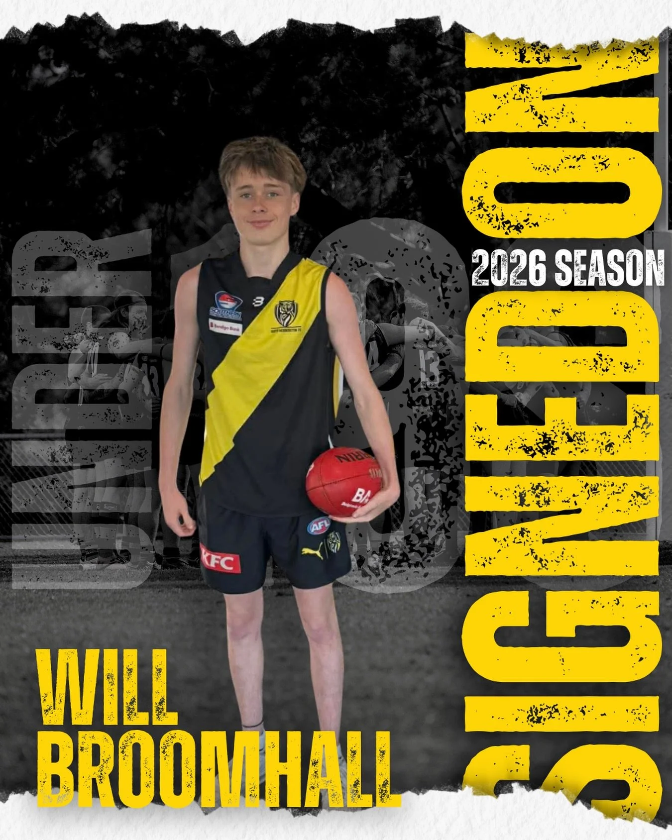 U19s SIGNING ✍️ &ndash; WILL BROOMHALL

We&rsquo;re pumped to have Will Broomfield locked in for our 2026 Under 19s squad. A great addition to the group and ready to get to work this season.

Welcome aboard, Will! 🐯
#whateverittakes #SMFNC #Under19s