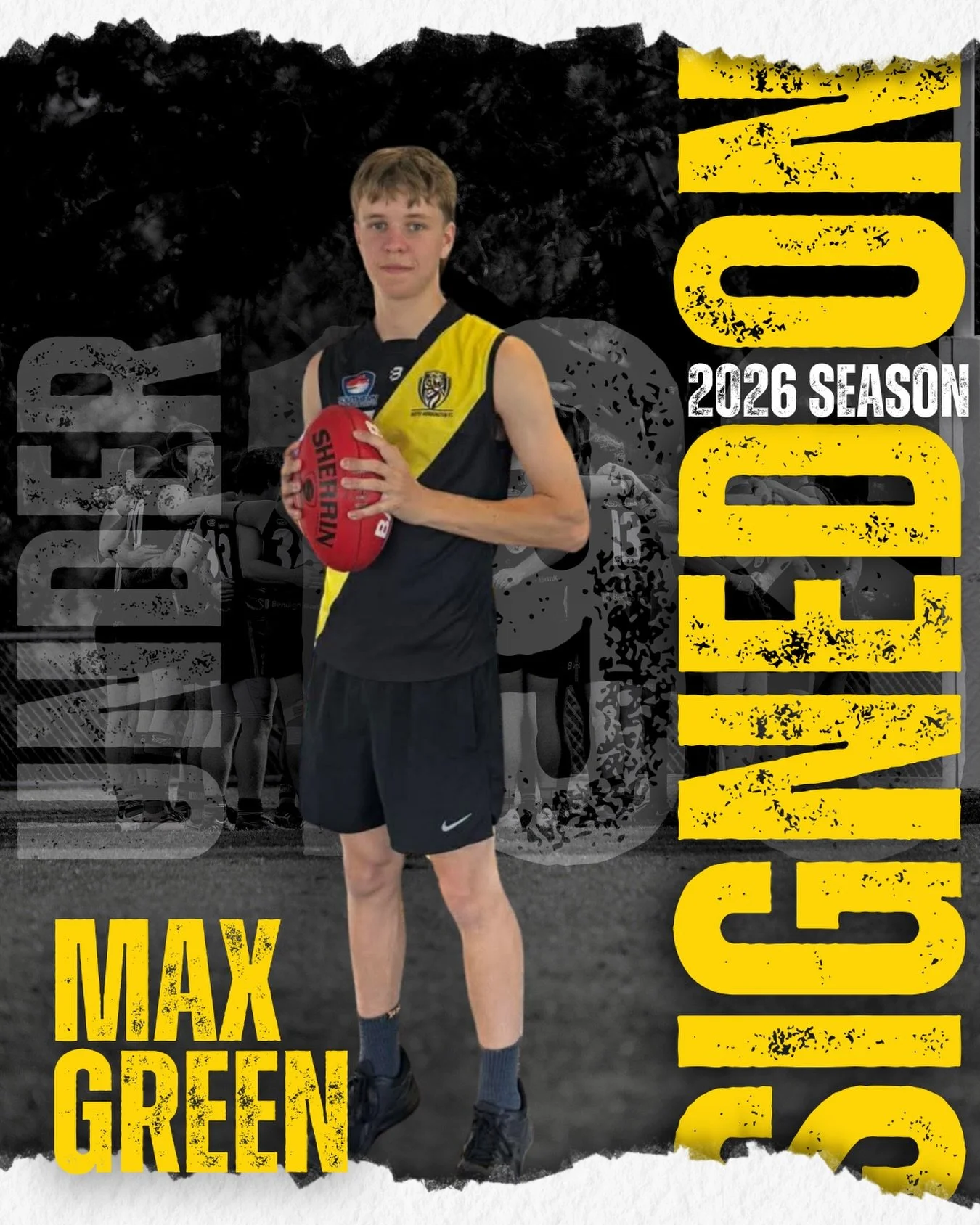 U19s SIGNING ✍️ &ndash; MAX GREEN

Another exciting signing with Max Green joining our 2026 Under 19s squad. Max is ready to get stuck in and be part of a big season ahead.

Great to have you on board, Max! 💛🖤
#whateverittakes #SMFNC #Under19s #Fut