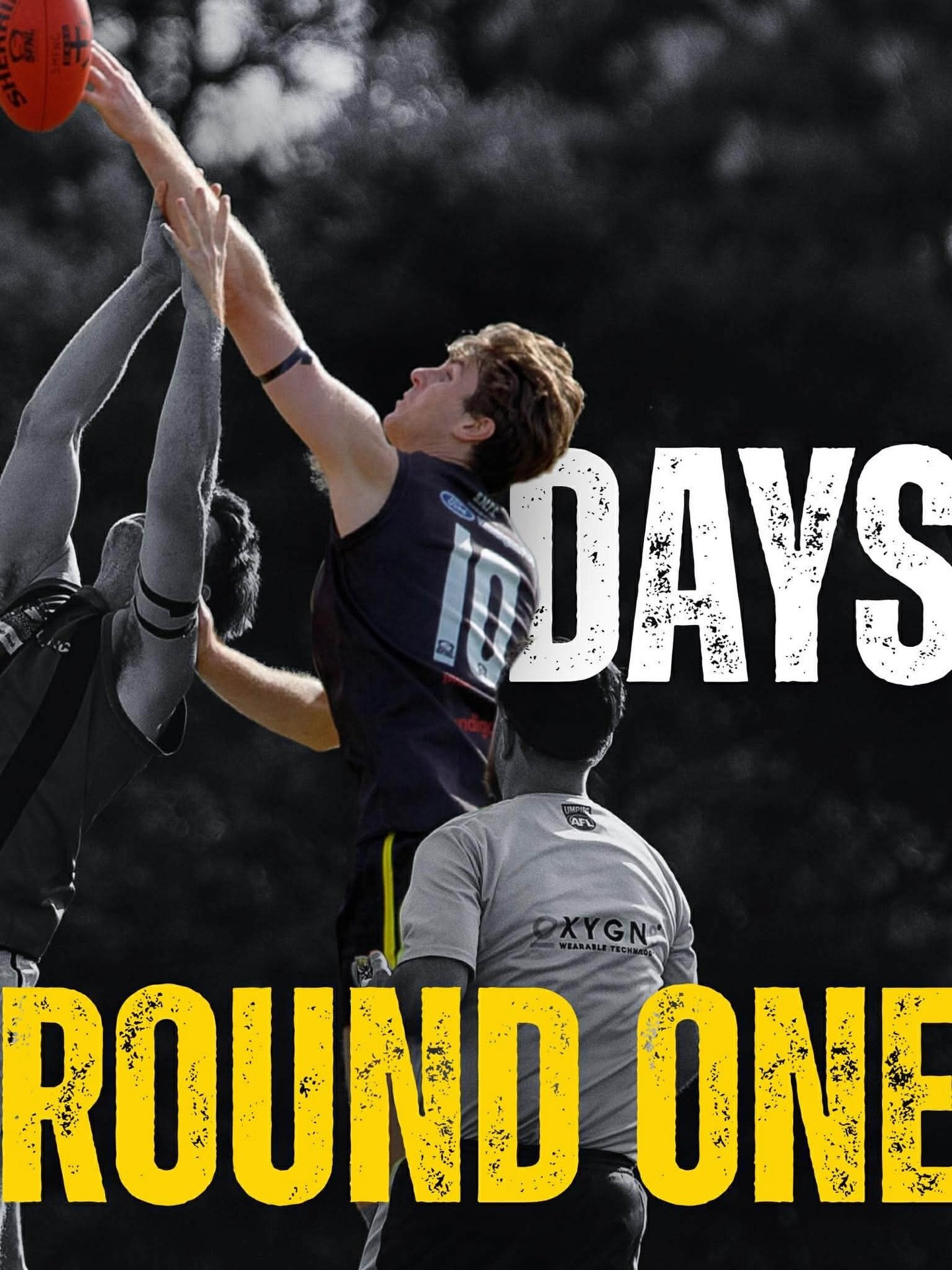 The countdown is on, 10 days until round one! 💛🖤
