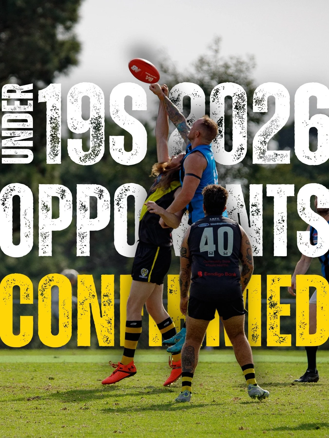 OPPONENTS CONFIRMED 👀
Our U19s know who they&rsquo;re up against in 2026&hellip; and we&rsquo;re ready.

Fixture coming soon.

Bring it on. 🐯💛🖤
#whateverittakes #Under19s #SMFNC