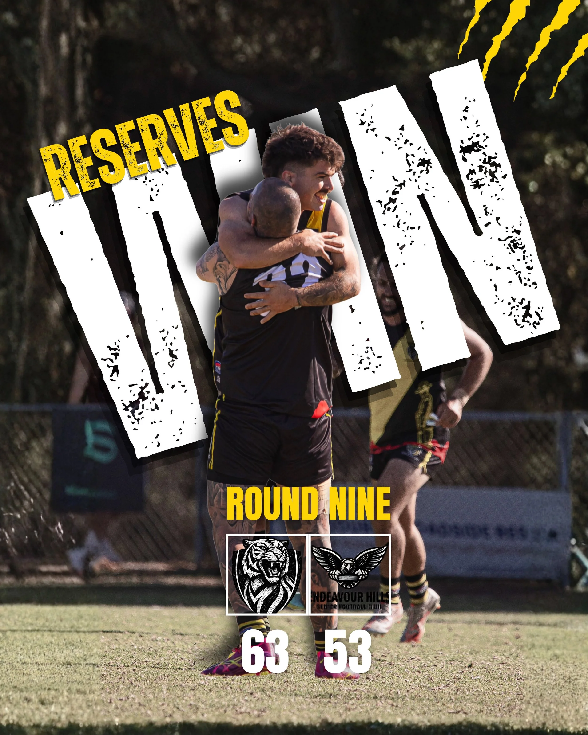RESERVES GET THE JOB DONE 💪💛🖤

A hard-fought win for our Reserves, who showed plenty of grit, determination and composure to come away with the win! 🔥

The boys stuck to the task all day, played for each other and were rewarded for their effort w