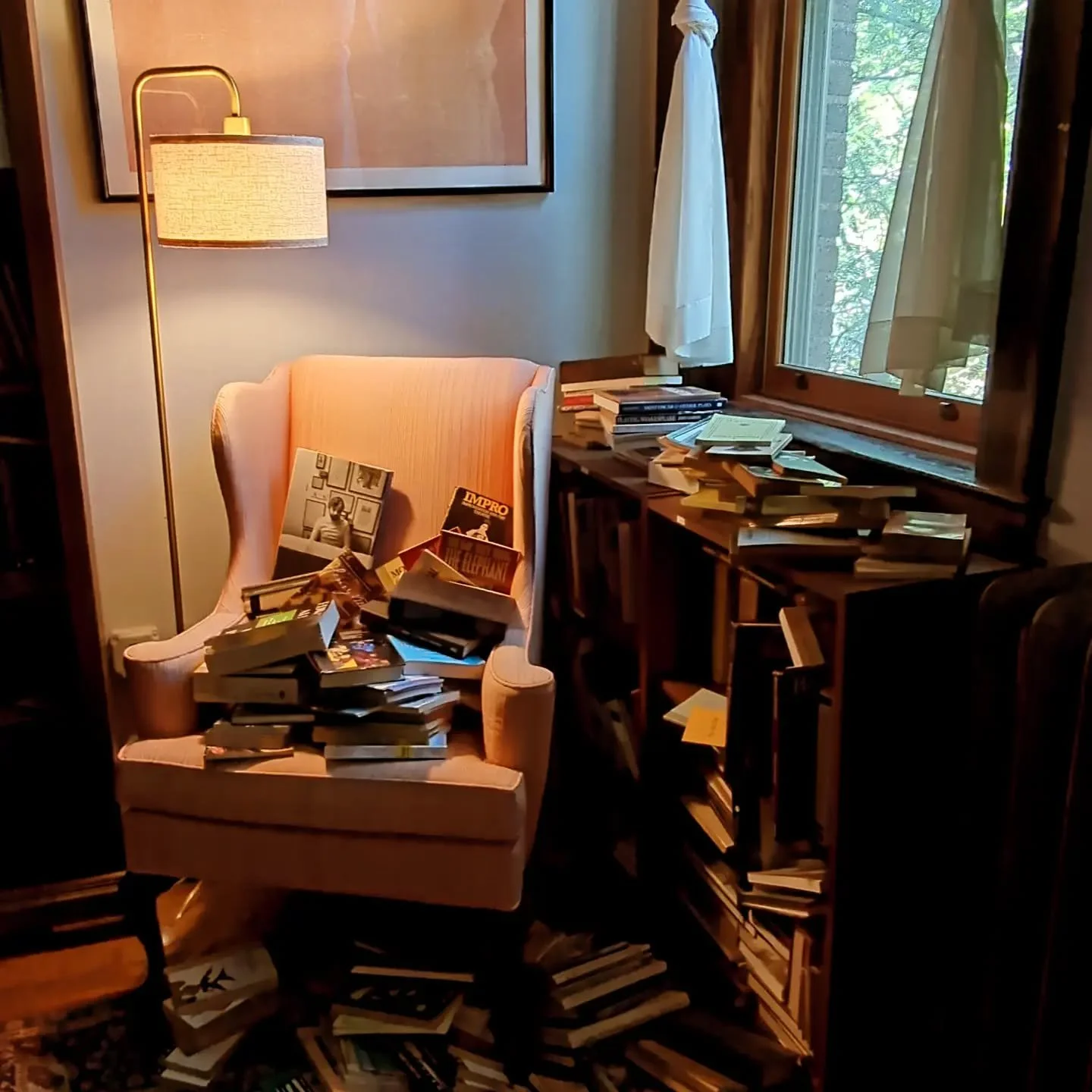 It's no secret - the Melissa Lynch Memorial Library has been feeling a little over stuffed lately...

Come volunteer at Plays &amp; Players today 7/23 &amp; tomorrow 7/24 from 2pm to 8pm and help us reign in the chaos!

#theatre #historicaltheatre #b
