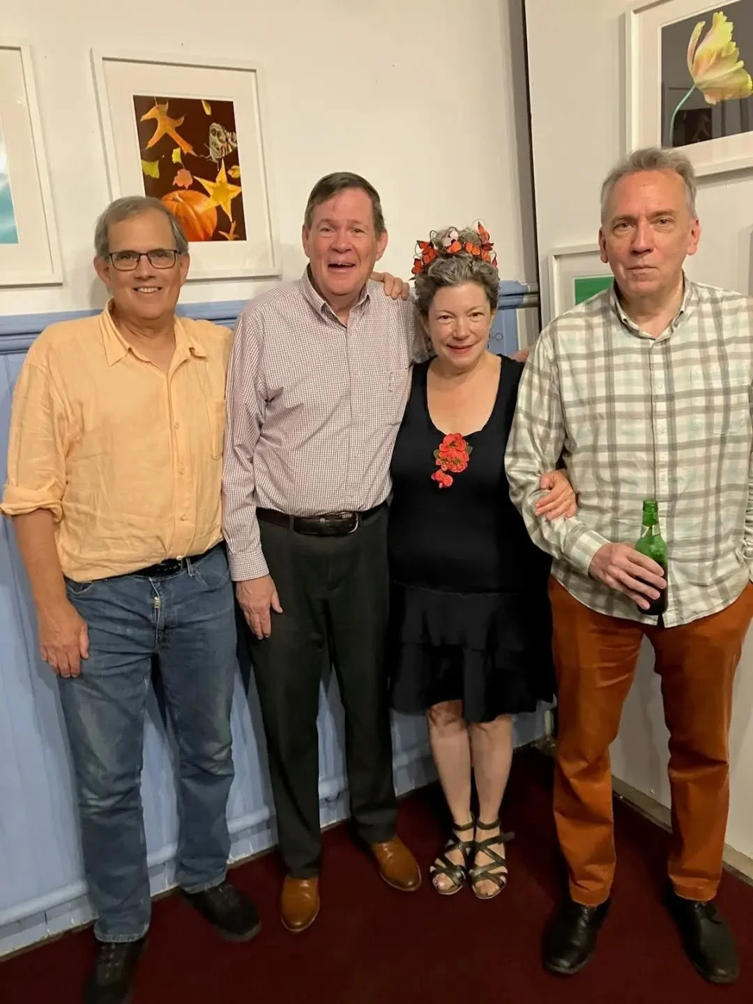 Happy opening to @phillyphotoleague 's newest installment at the P&amp;P Underground Gallery!

Check out Art From The Park, a collection of photographs and Photomontages by Rose Drew!

On view until October 8th!

Pictured here is Rose with the butter