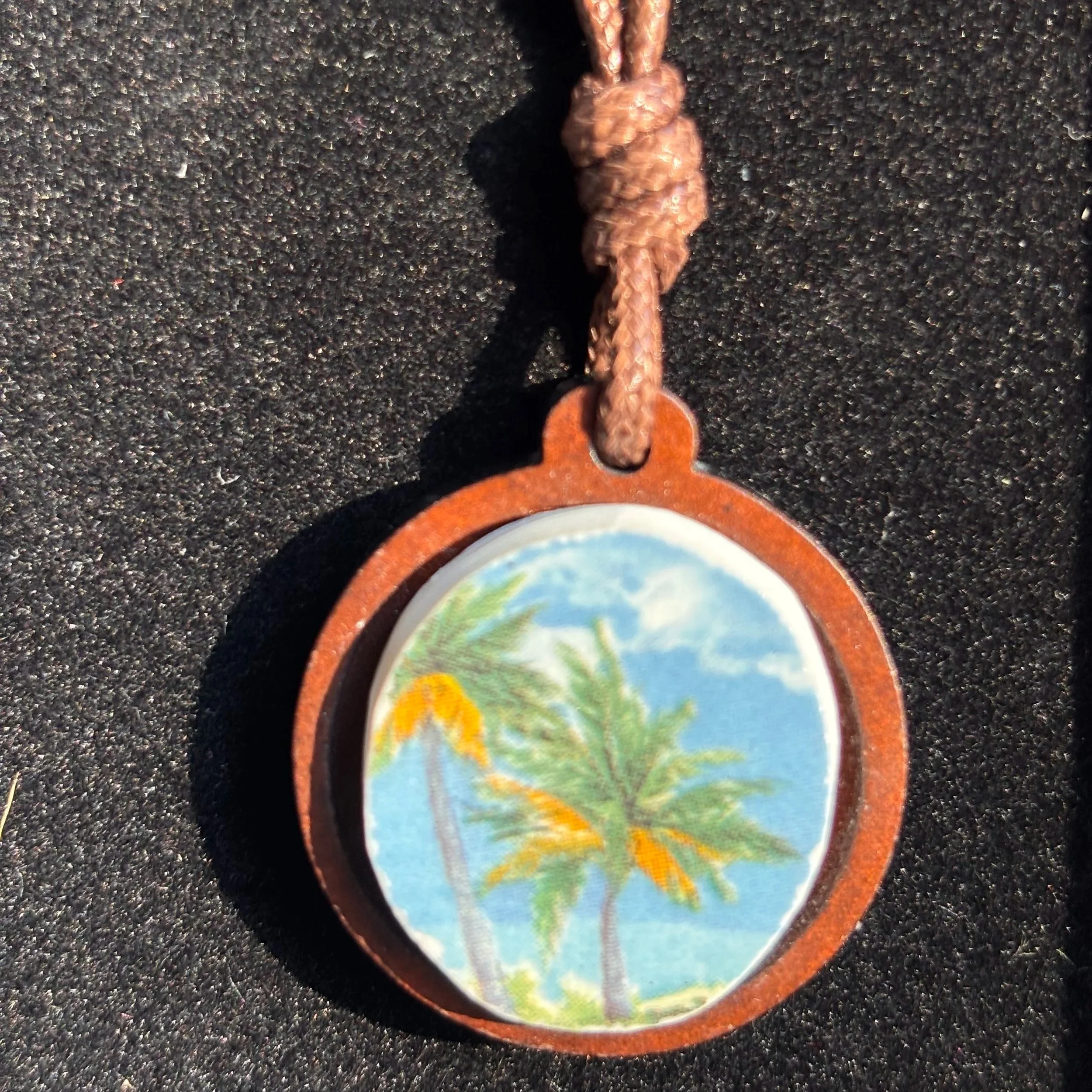 Tropical Serenity Palm Pendant