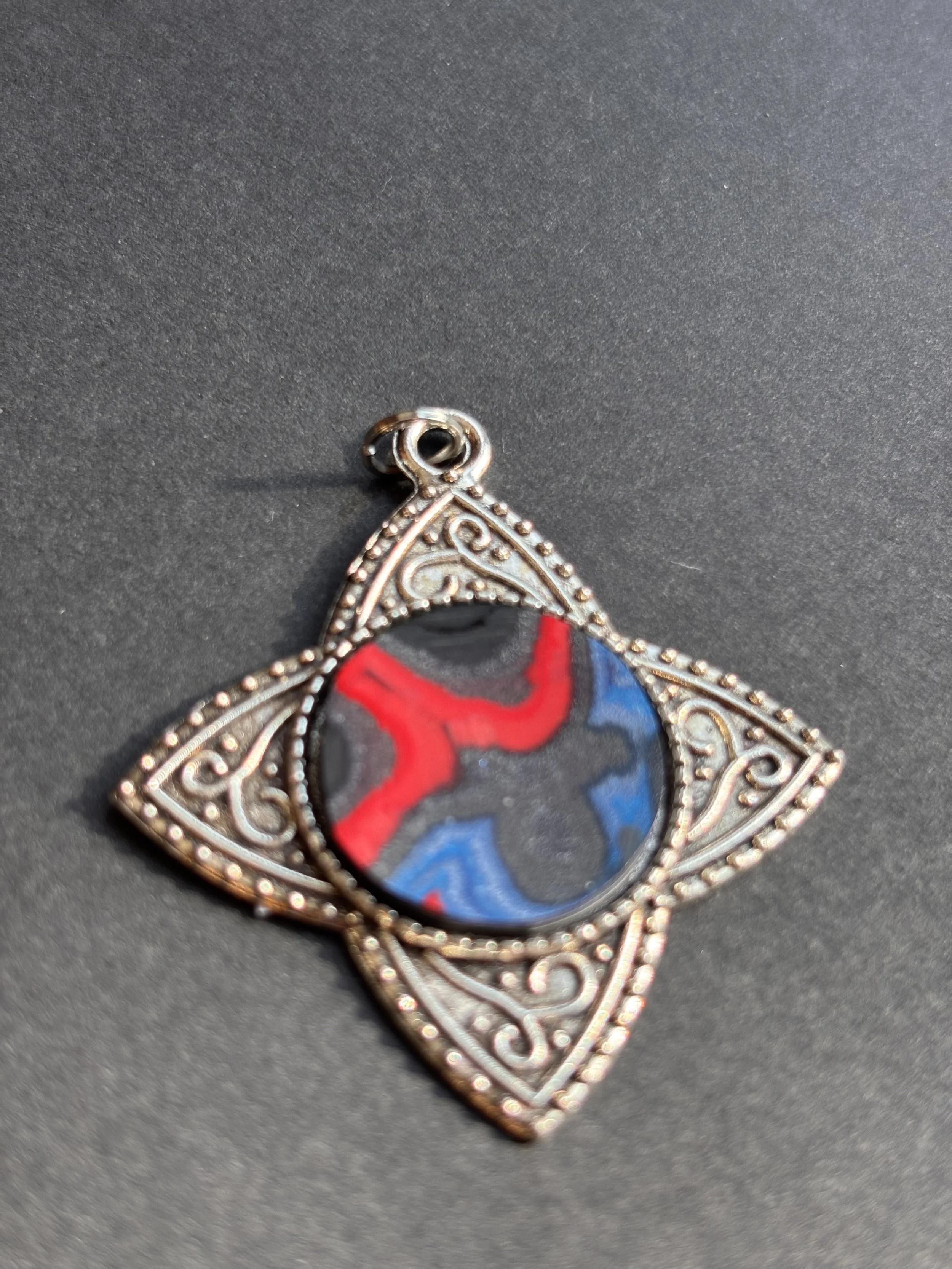 Silver Star Pendant with Polished Jeep Paint