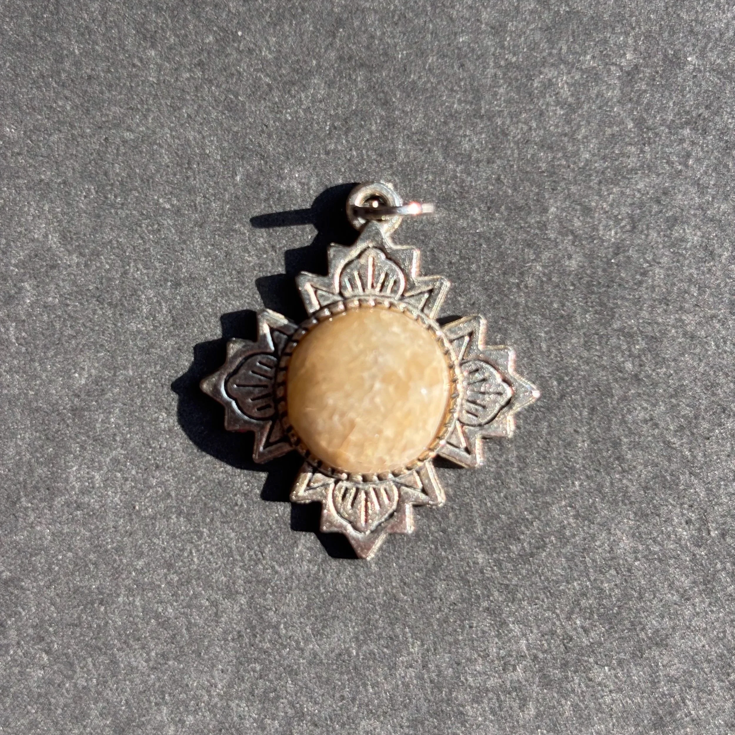 Celestial Quartz Silver Star Pendant