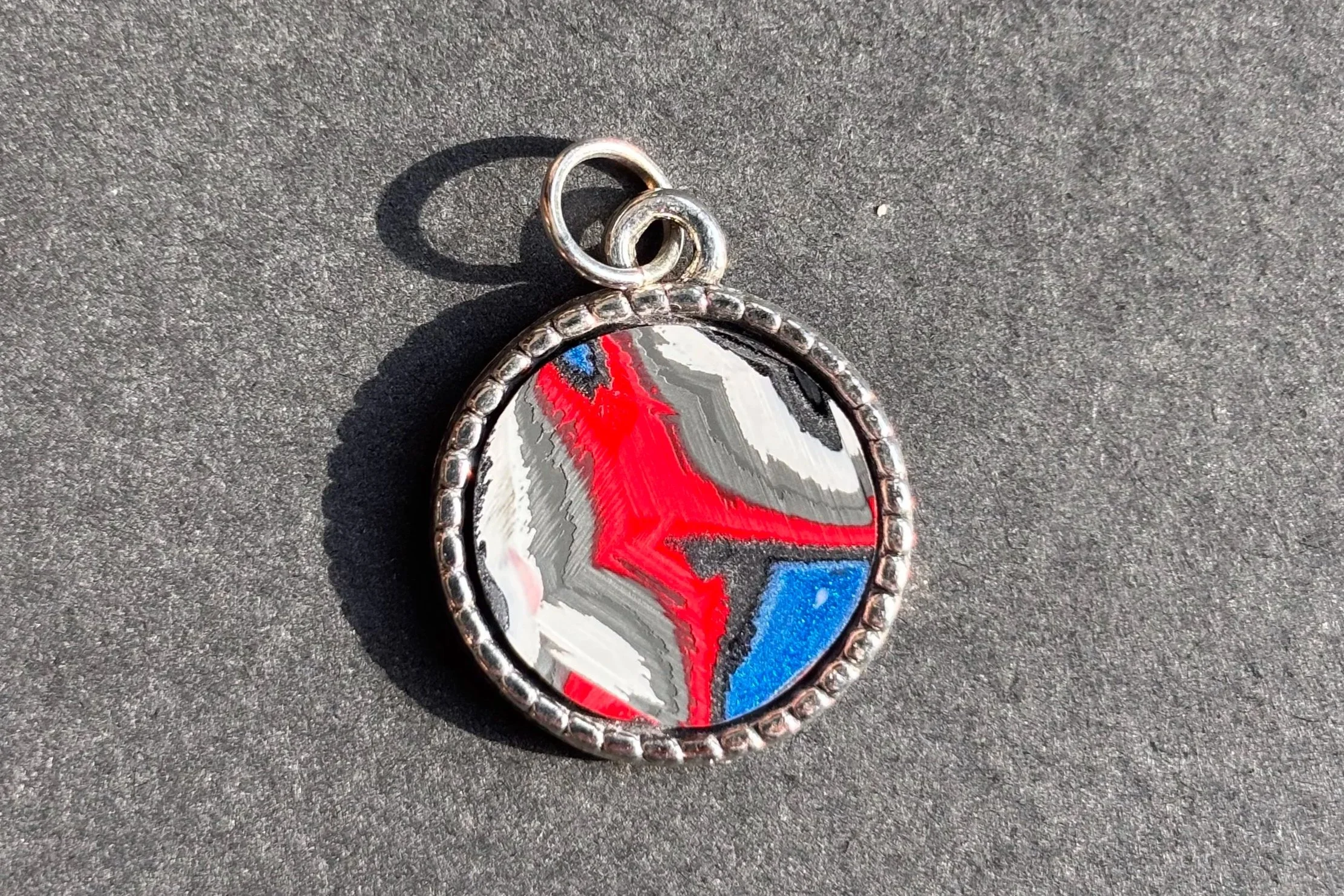 Vibrant Jeep Adventure Pendant