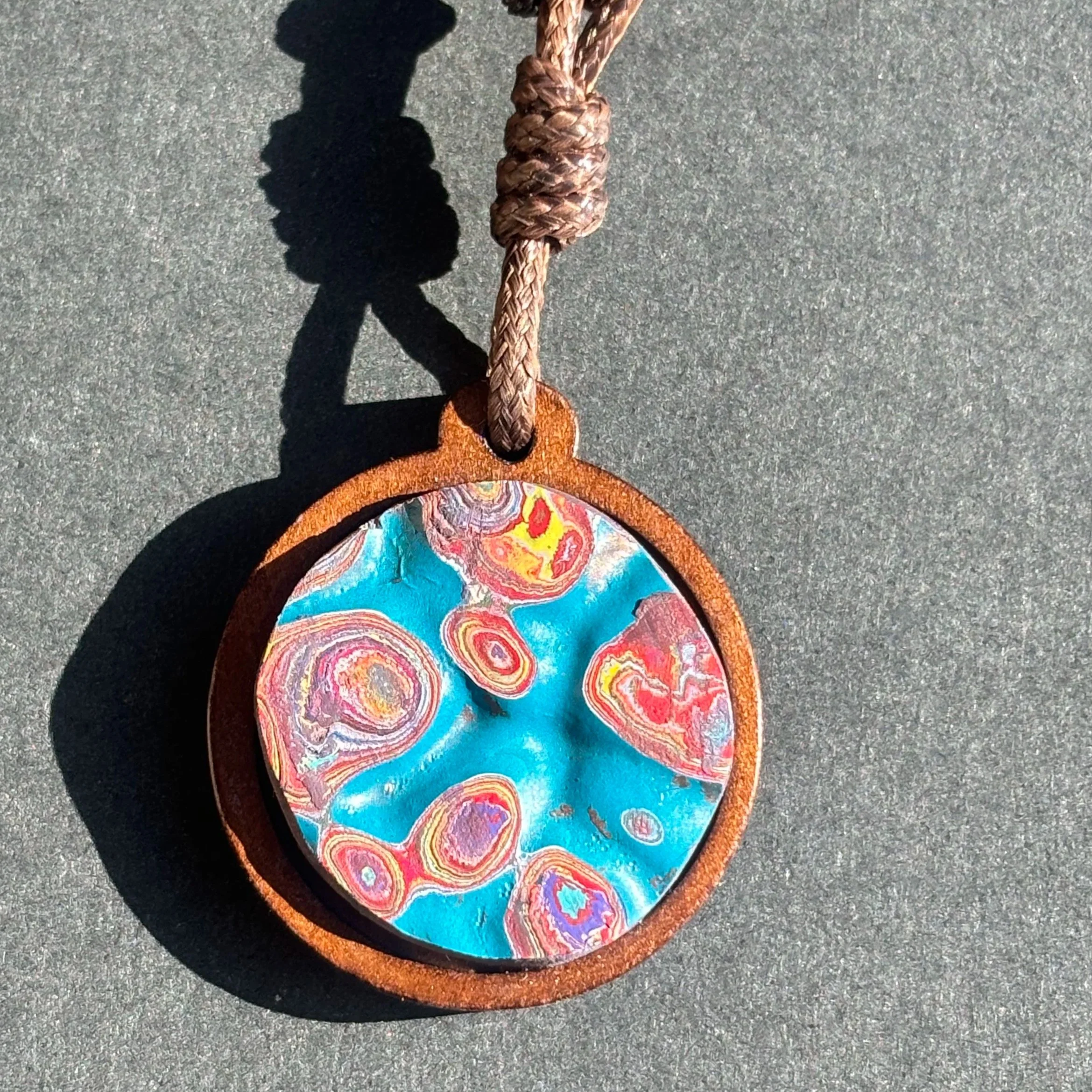 Cadillac Ranch Graffiti Pendant