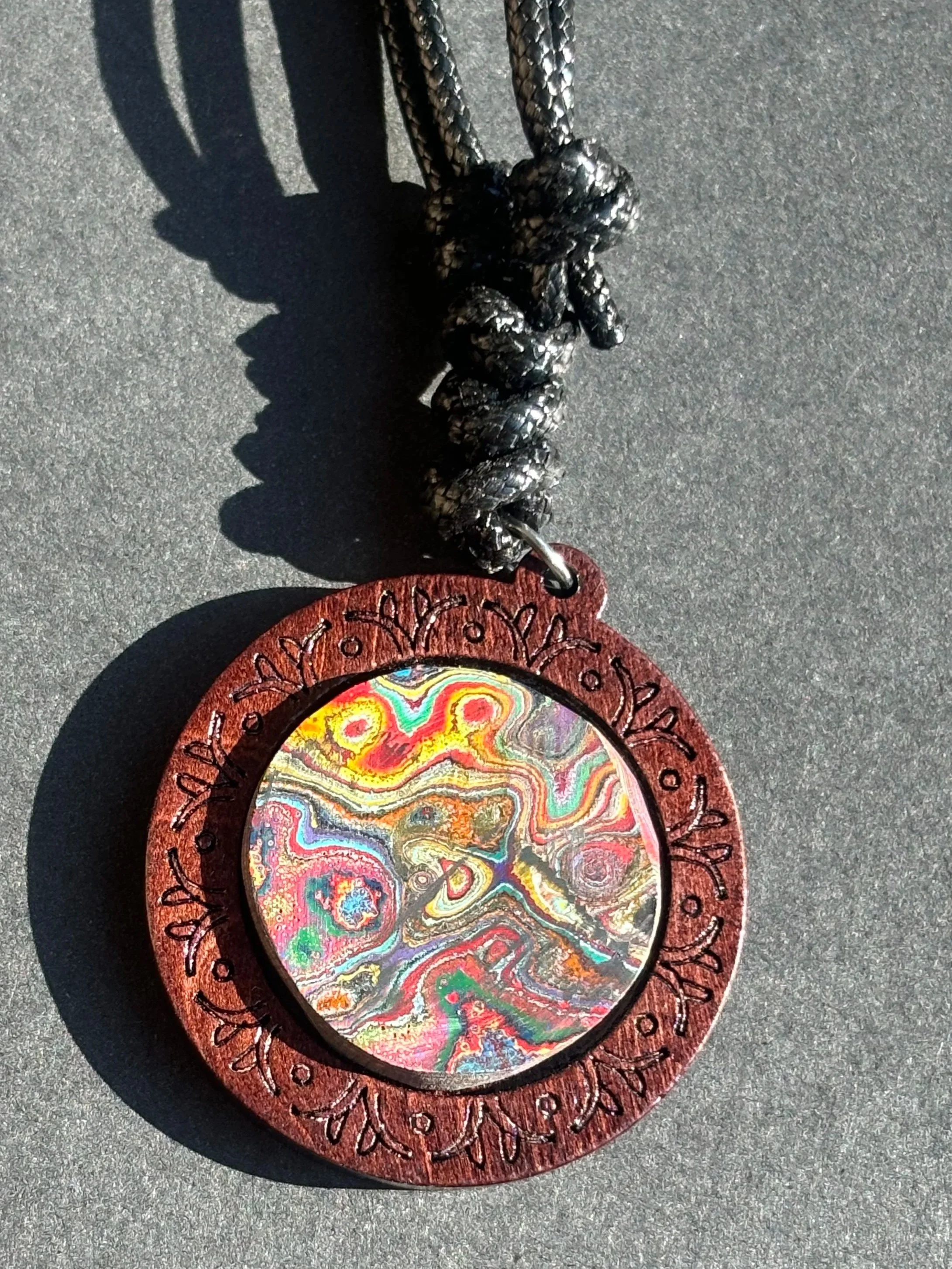 Cadillac Ranch Graffiti Pendant