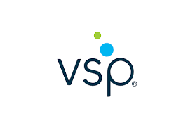 VSP logo with three colored dots above the letters