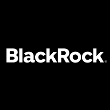 BlackRock logo in white text on a black background.