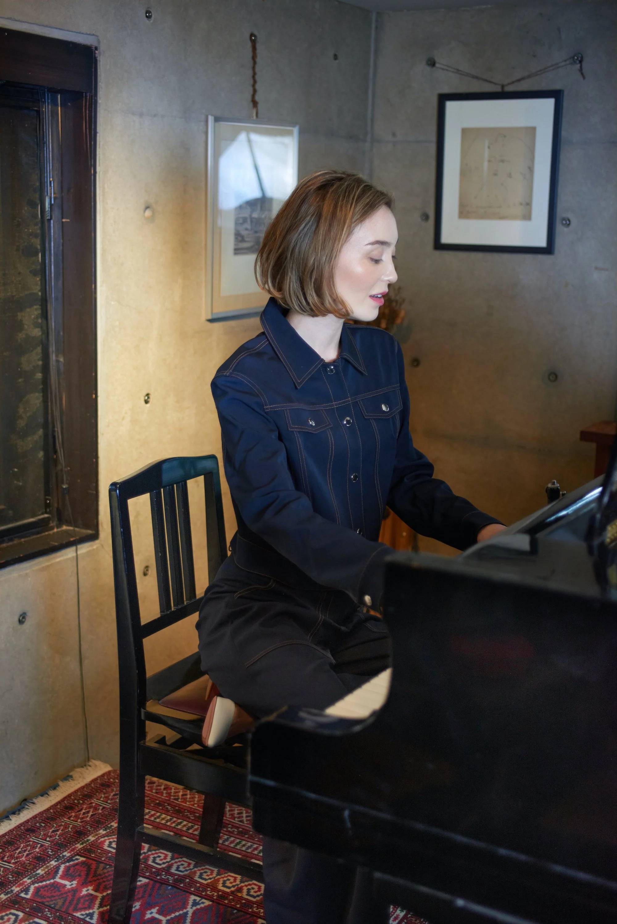 Composing and recording at the piano