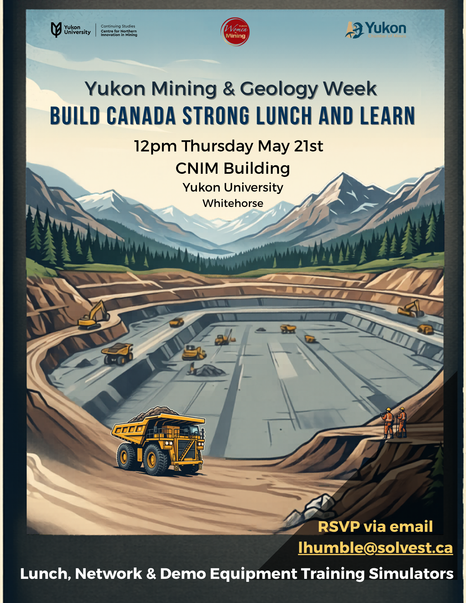 Yukon Mining &amp; Geology Week Build Canada Strong Lunch and Learn @ Yukon U