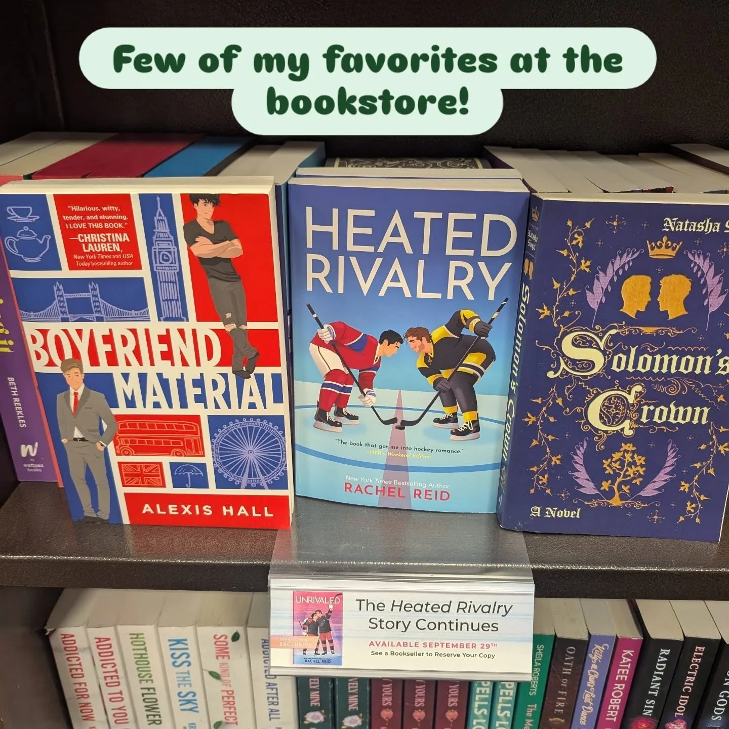Anyone else feel like MM Romance is everywhere in the bookstore these days? Maybe I'm just hyper aware of it, with my book coming out in June, but I'm here for it! 🎊 🥳

What are you reading right now?

www.LukasGaines.com