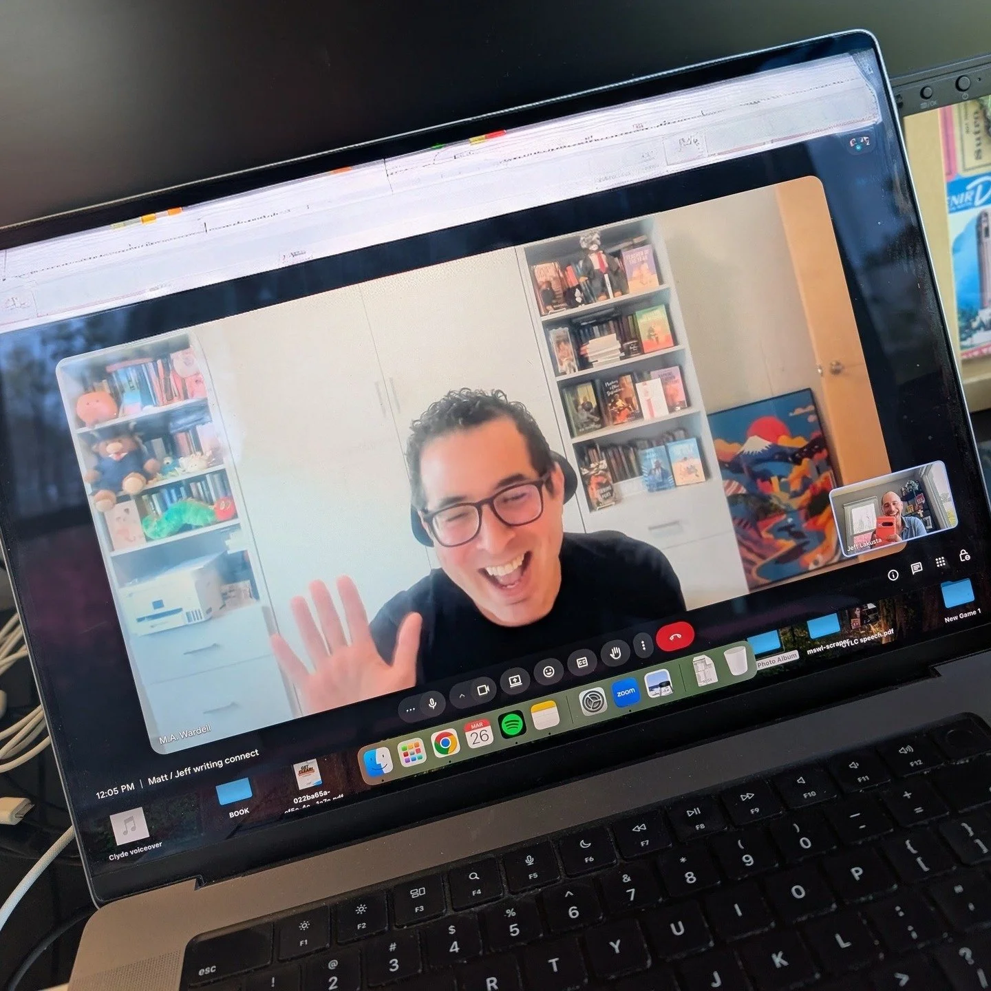 🤩 Look what amazing author was generous enough to share his time and experience with a little up and coming queer romance author! THANK YOU @mawardellauthor ❤️ I had a blast chatting and learned A TON.

The world of queer romance publishing is wild 