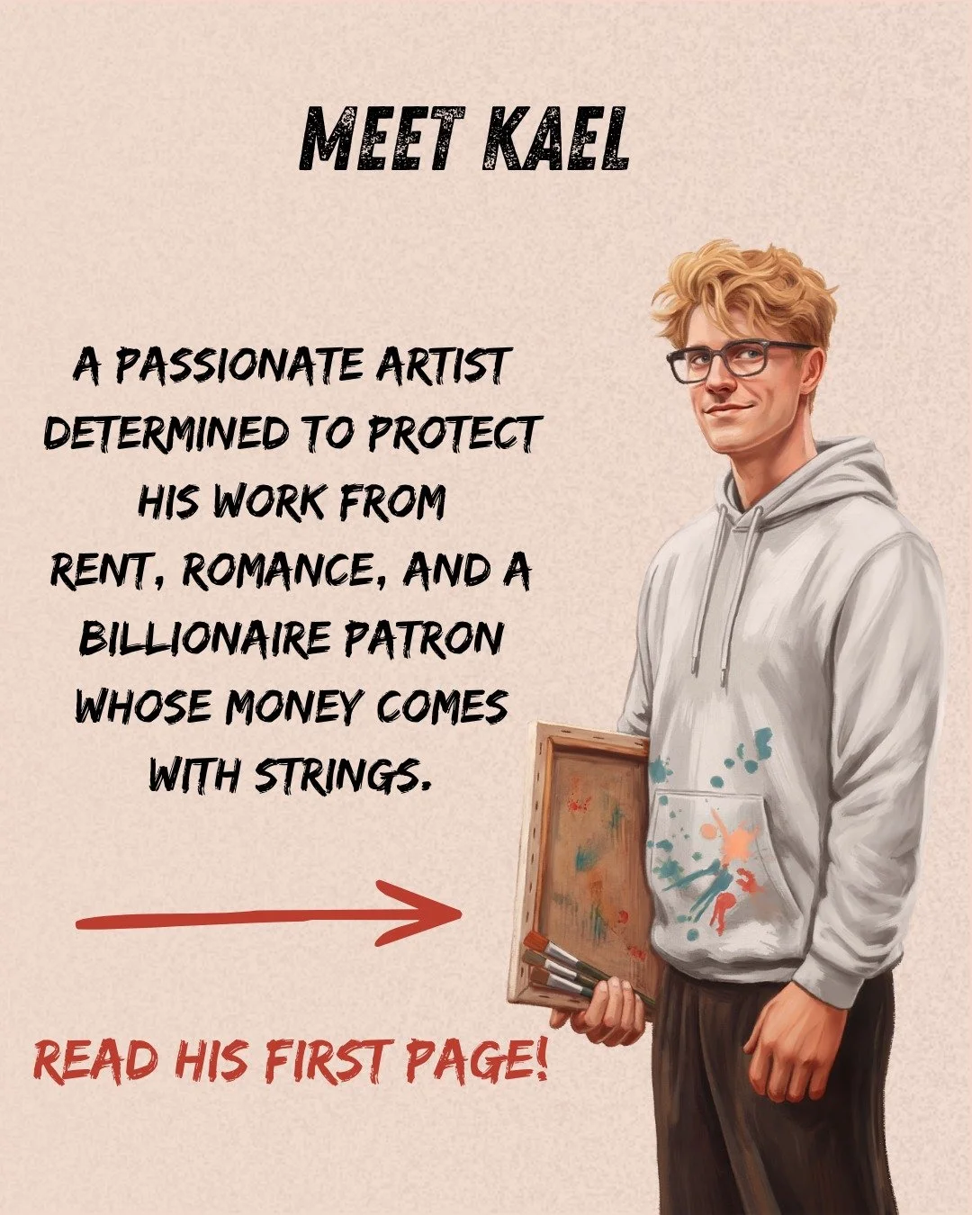 In case you&rsquo;re new here: hi! I&rsquo;m Lukas Gaines, and my first romance is coming in 2026.

📚 FIRE on Fire is a forced-proximity, opposites-attract M/M romance set in Northern California, featuring one artist with a sinister billionaire patr