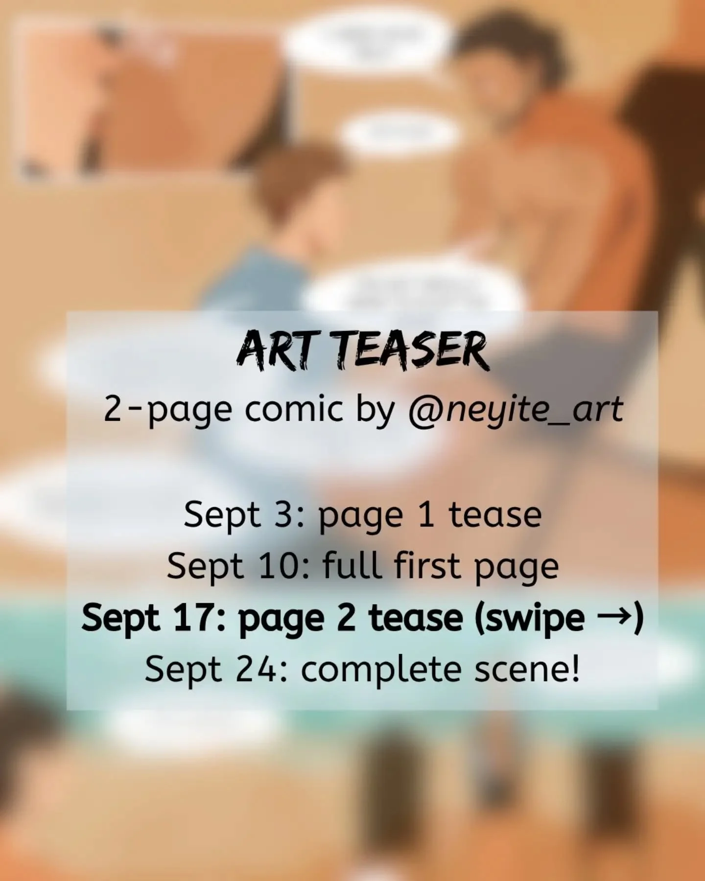 Comic teaser, part 3

Marcus came to the island to investigate a billionaire. Nothing will distract him from blowing the lid off this story... As you can see, that plan's going extremely well.

So grateful for the beautiful comic by @neyite_art!
--
I