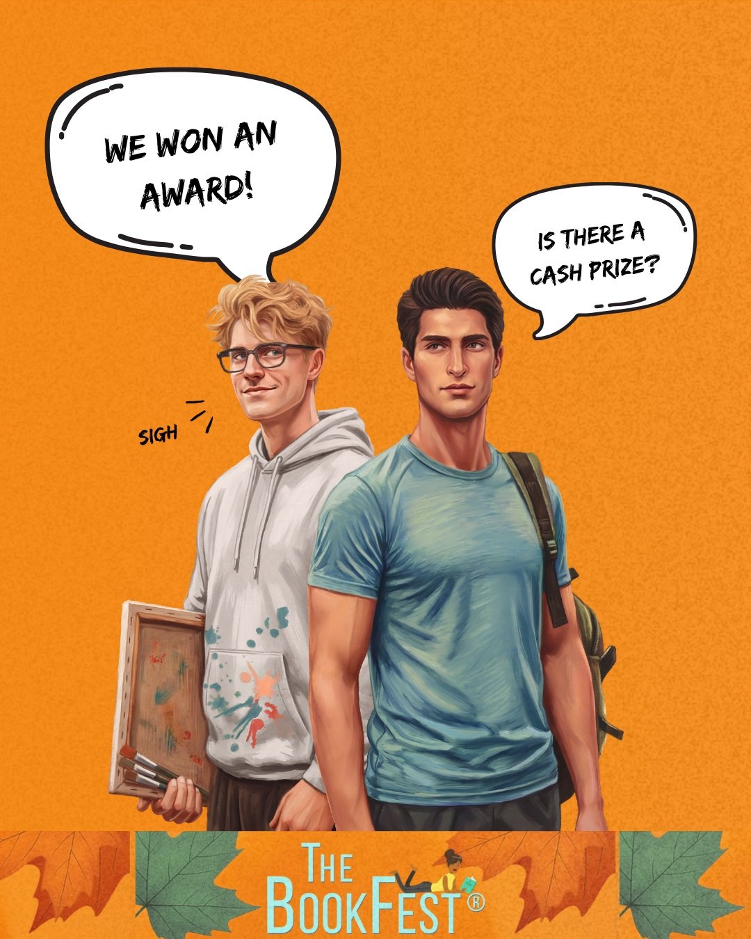 Well, this was unexpected!

FIRE on Fire won FIRST PLACE in LGBTQ+ Romance at the Fall 2026 BookFest Awards!

Kael is thrilled. Ash wants to understand how this changes his projections. I'm busy grinning like an idiot. 🥹

Thank you to @the_bookfest 