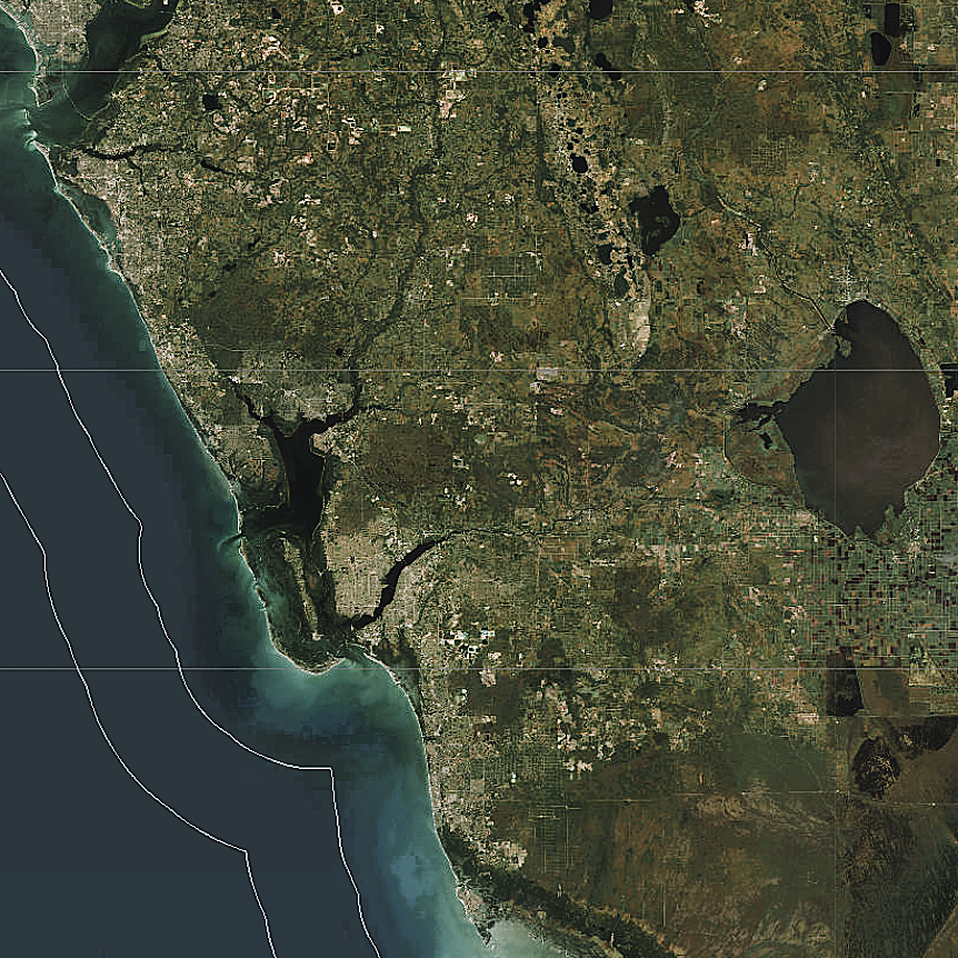 Southwest Florida service area including coastal and flood-prone regions