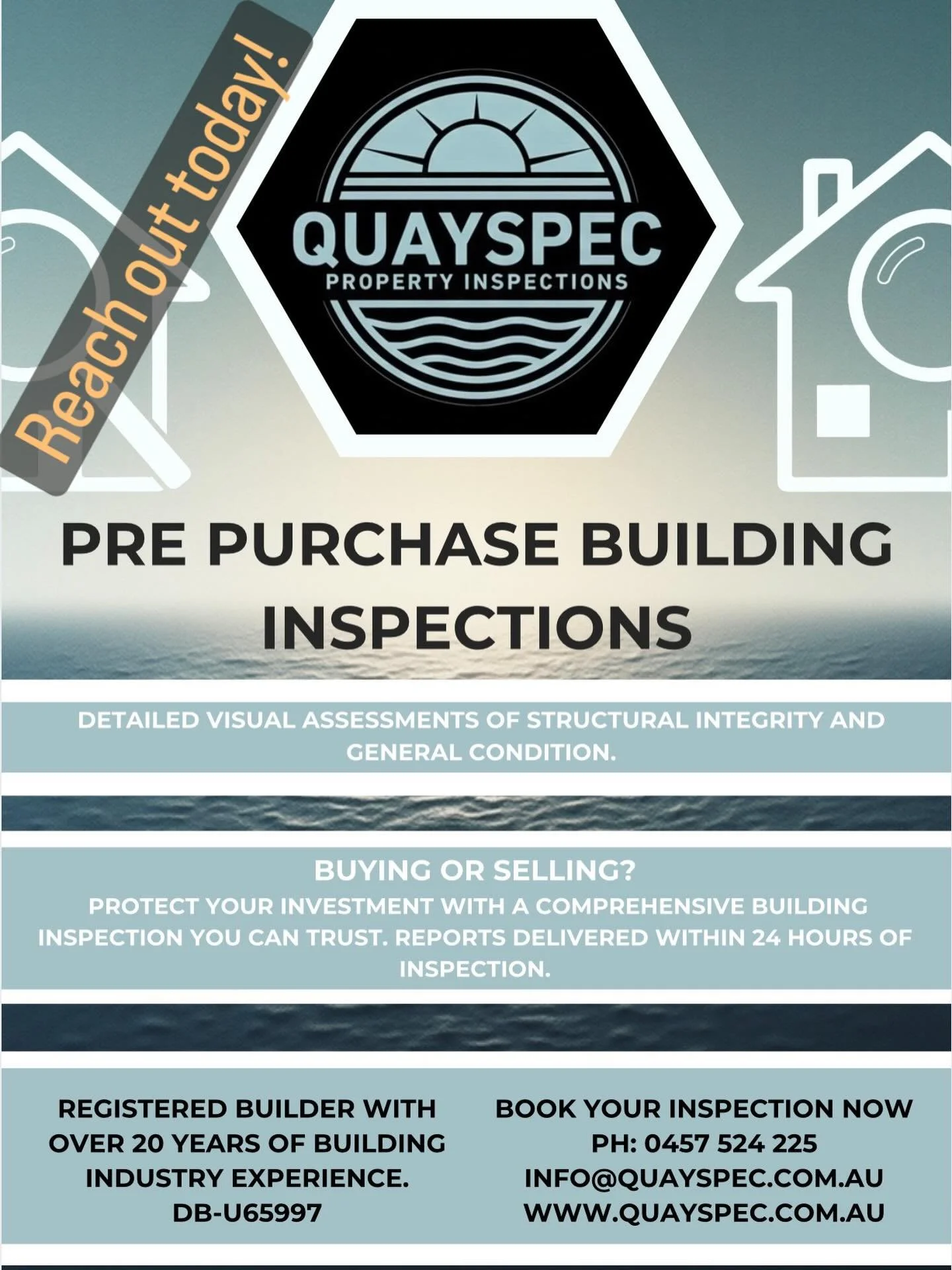 Reach out today for your next Pre Purchase or pre sale Building inspection. #buildinginspection #licensedbuilder #thermalimaging #qualityoverquantity #samedayreporting