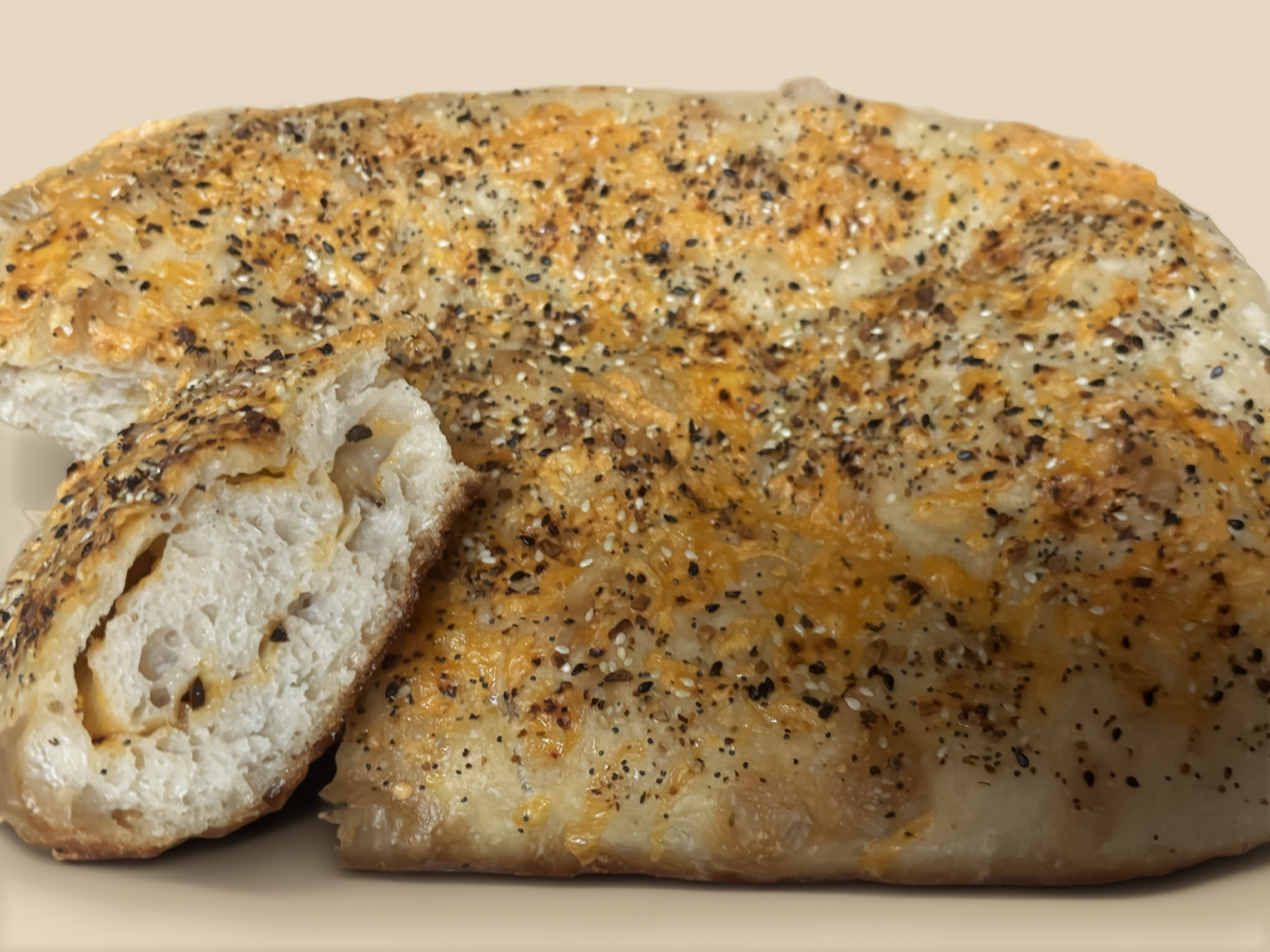 Cheddar and Jalapeño Sourdough Focaccia