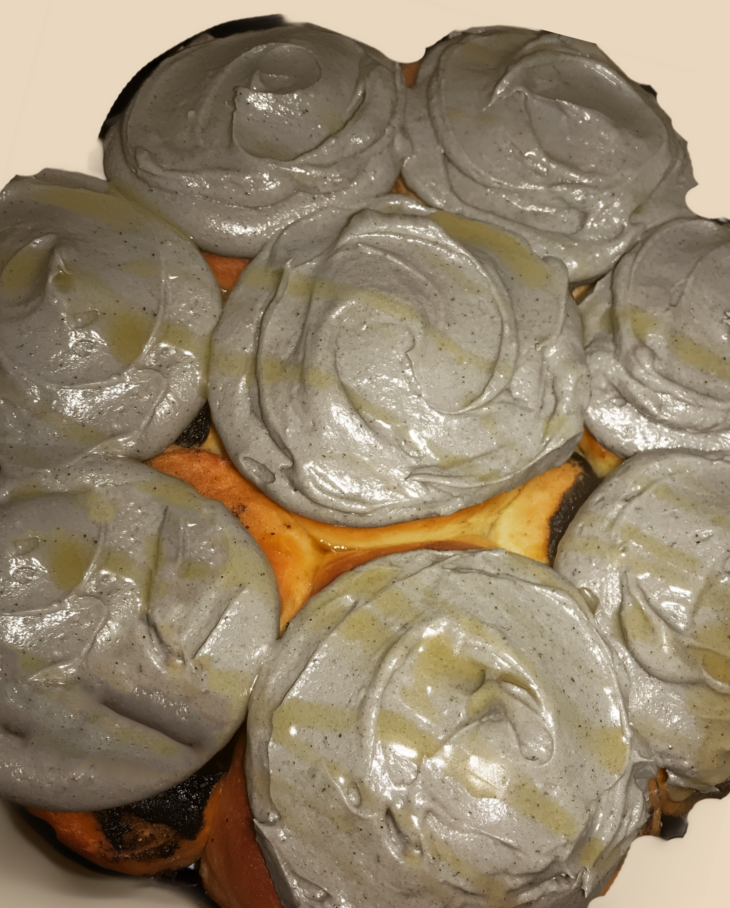 Gourmet Black Sesame & Cardamom Milk Bread Buns