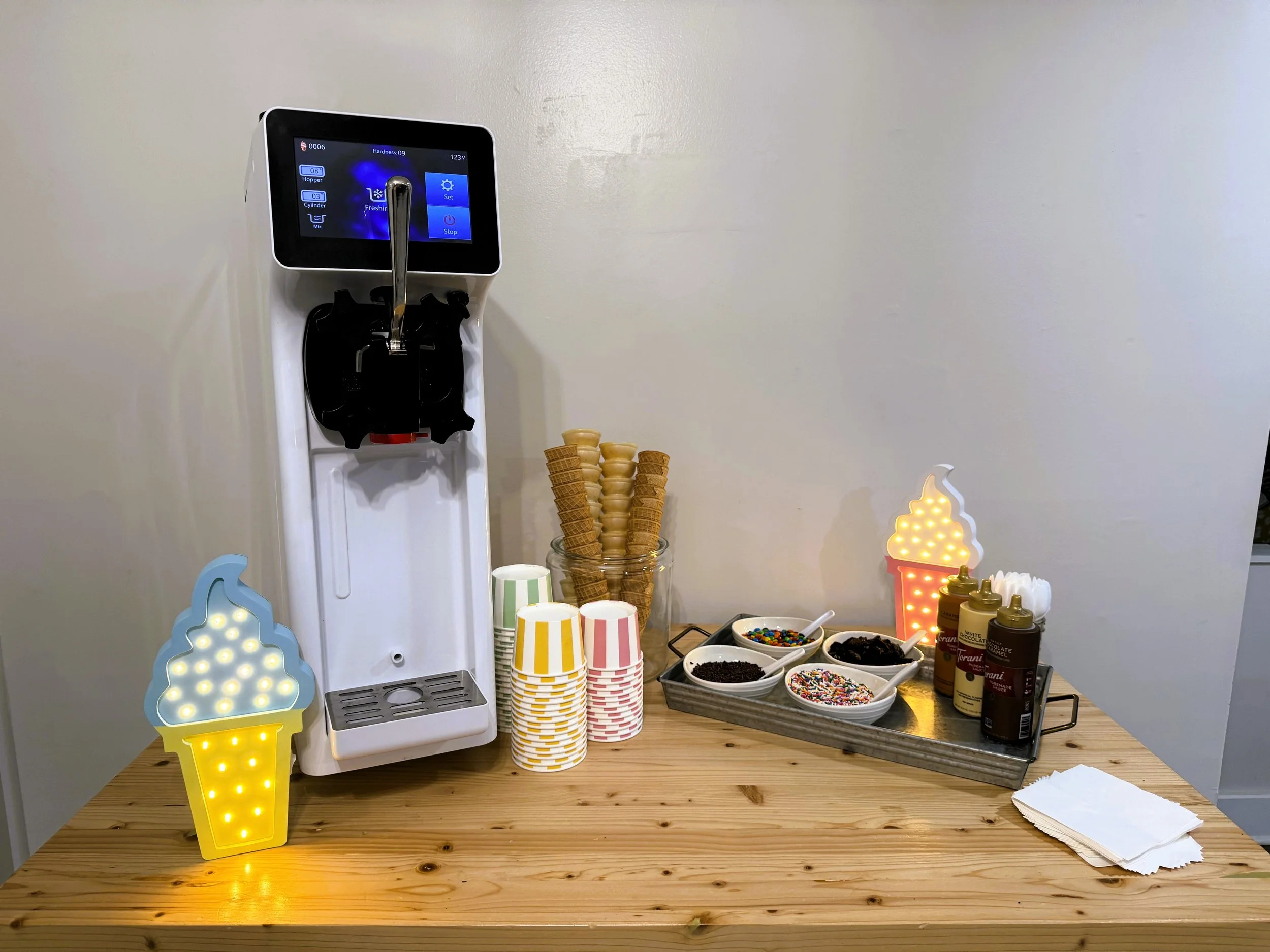 Soft Serve Ice Cream Bar