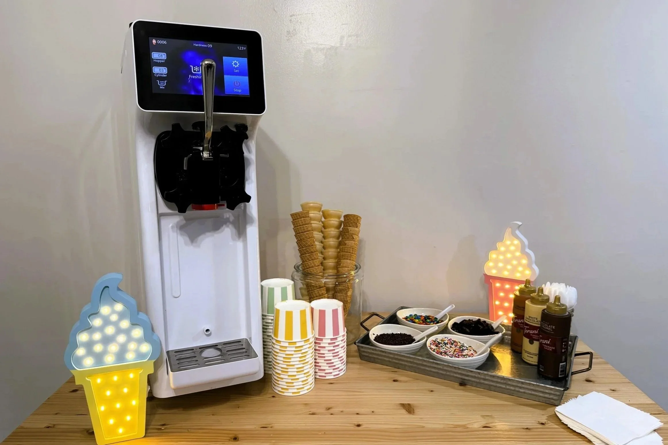 Soft Serve Ice Cream Bar