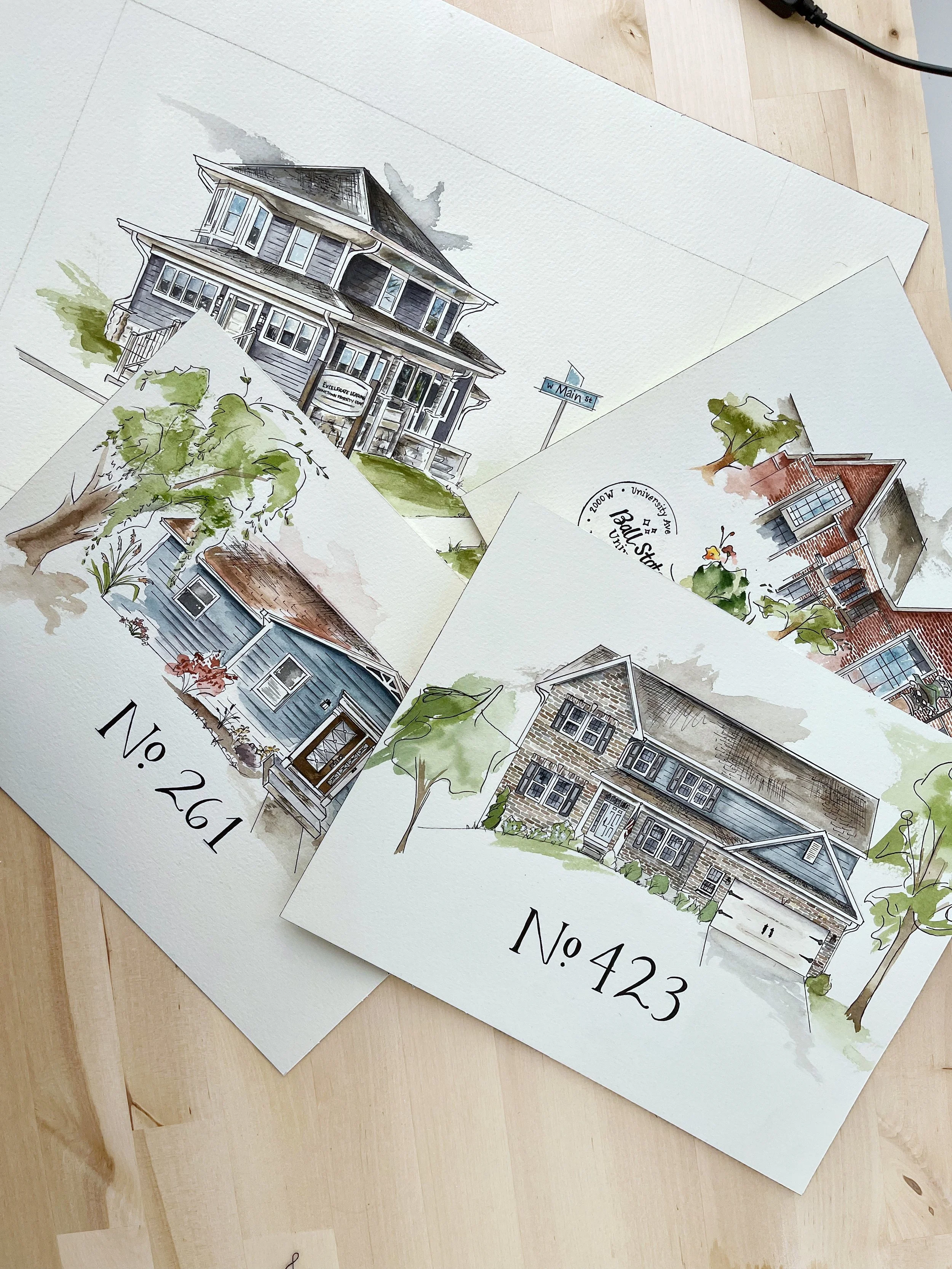 Custom Home Portrait