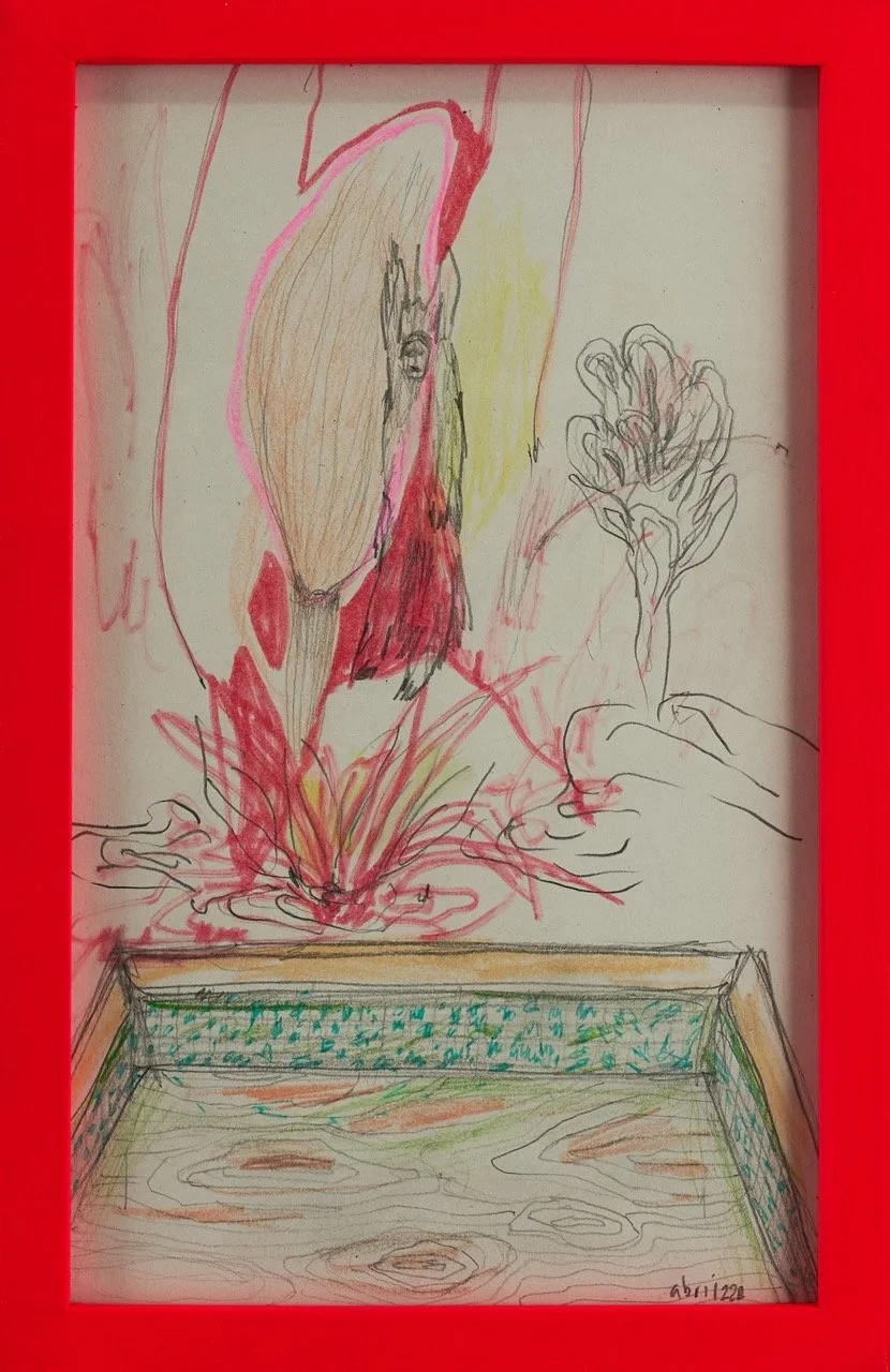  Monstruo , 2022 
Lápiz sobre papel 
12.5 x 21 cm