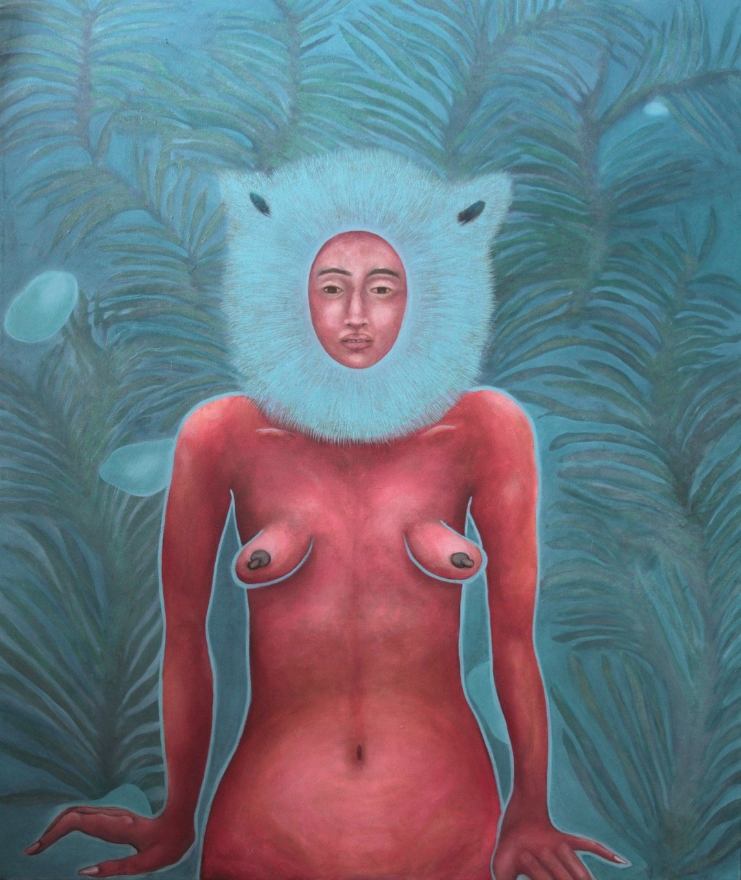  Aparecer , 2020 
Óleo sobre lienzo 
156 x 132 cm