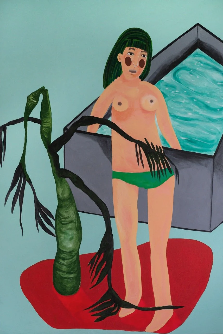  Virgen Punk , 2019 
Acrílico sobre lienzo 
195 x 132 cm