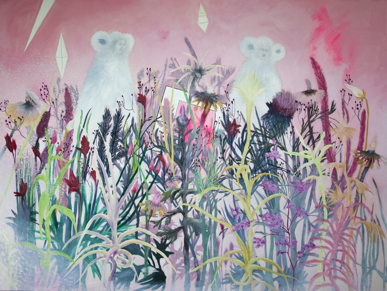  Trópico Peluche , 2021 
Acrílico y óleo sobre lienzo 
195 x 145 cm