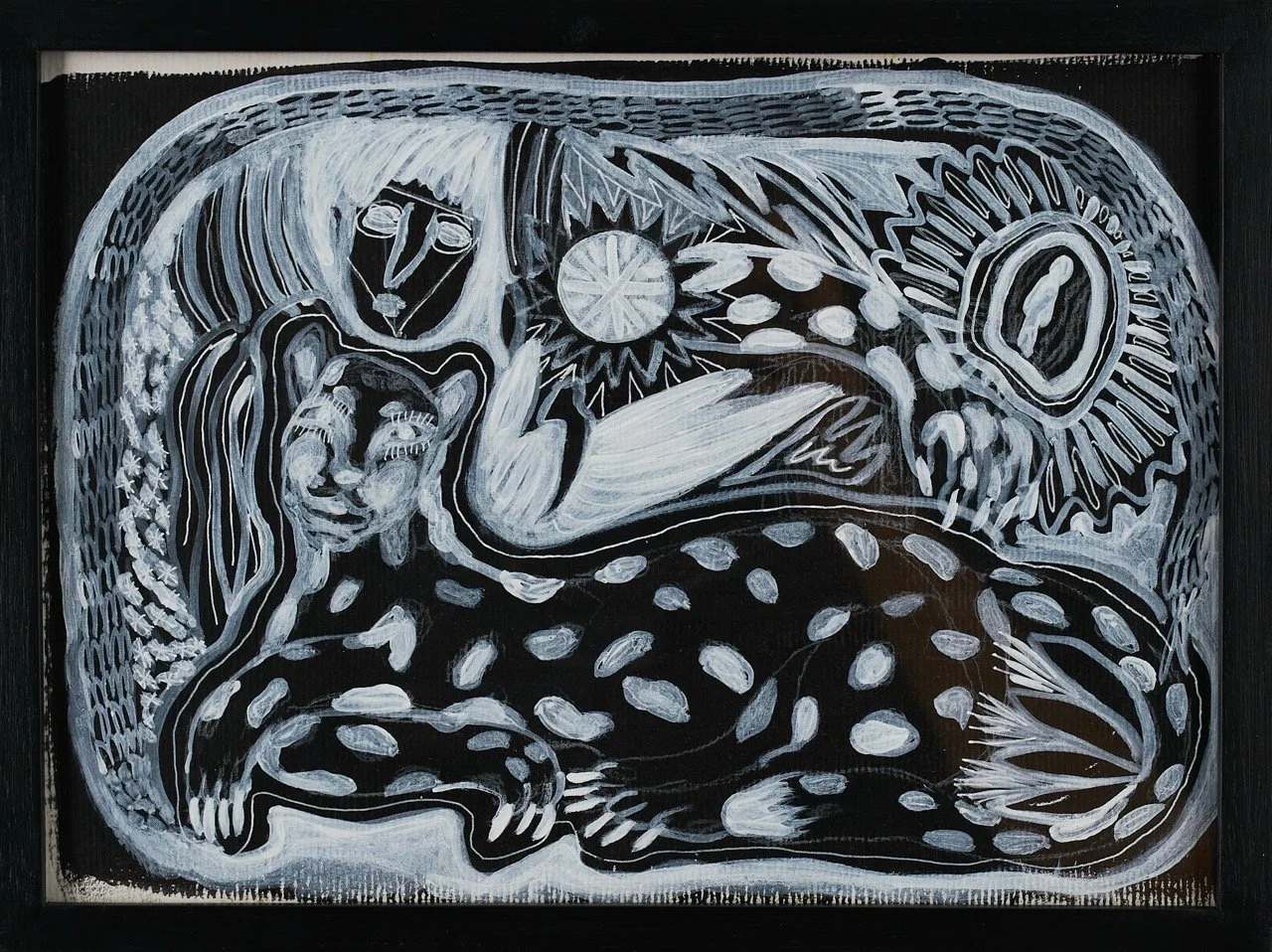  Milpa , 2024 
Acrílico sobre papel acuarela 
28 x 20 cm