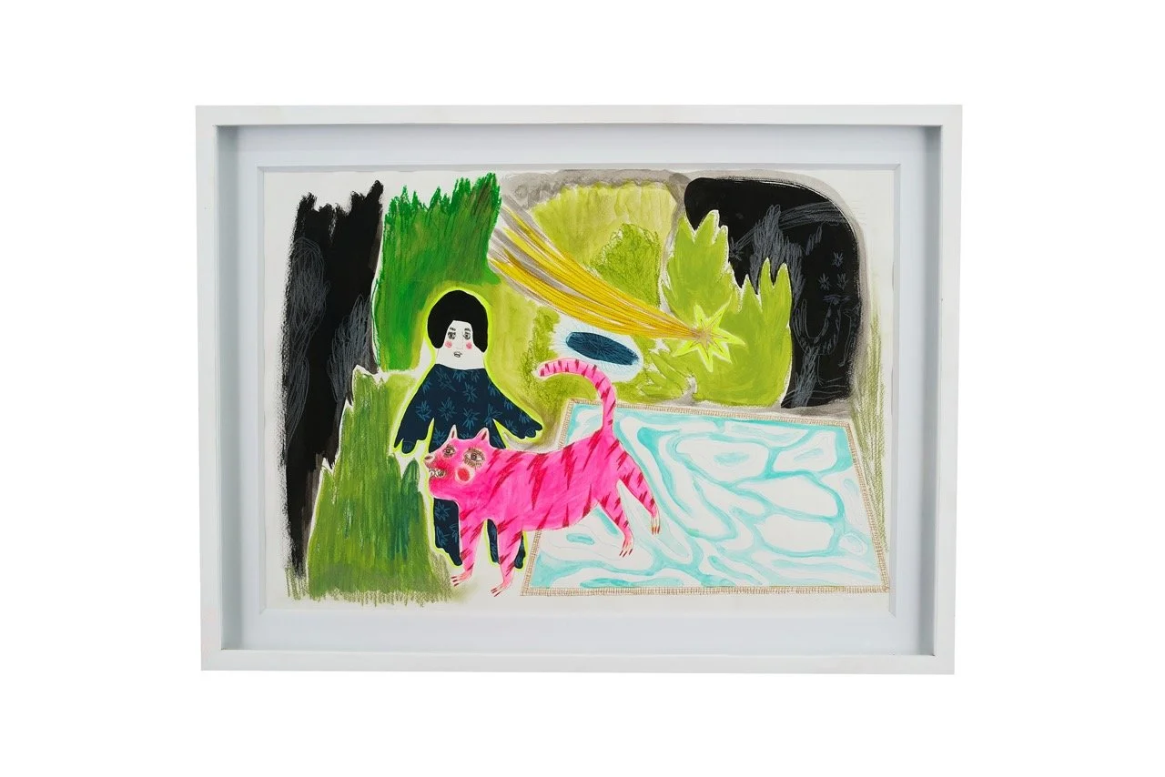  Estrella , 2024 
Acrílico sobre papel 
40 x 60 cm