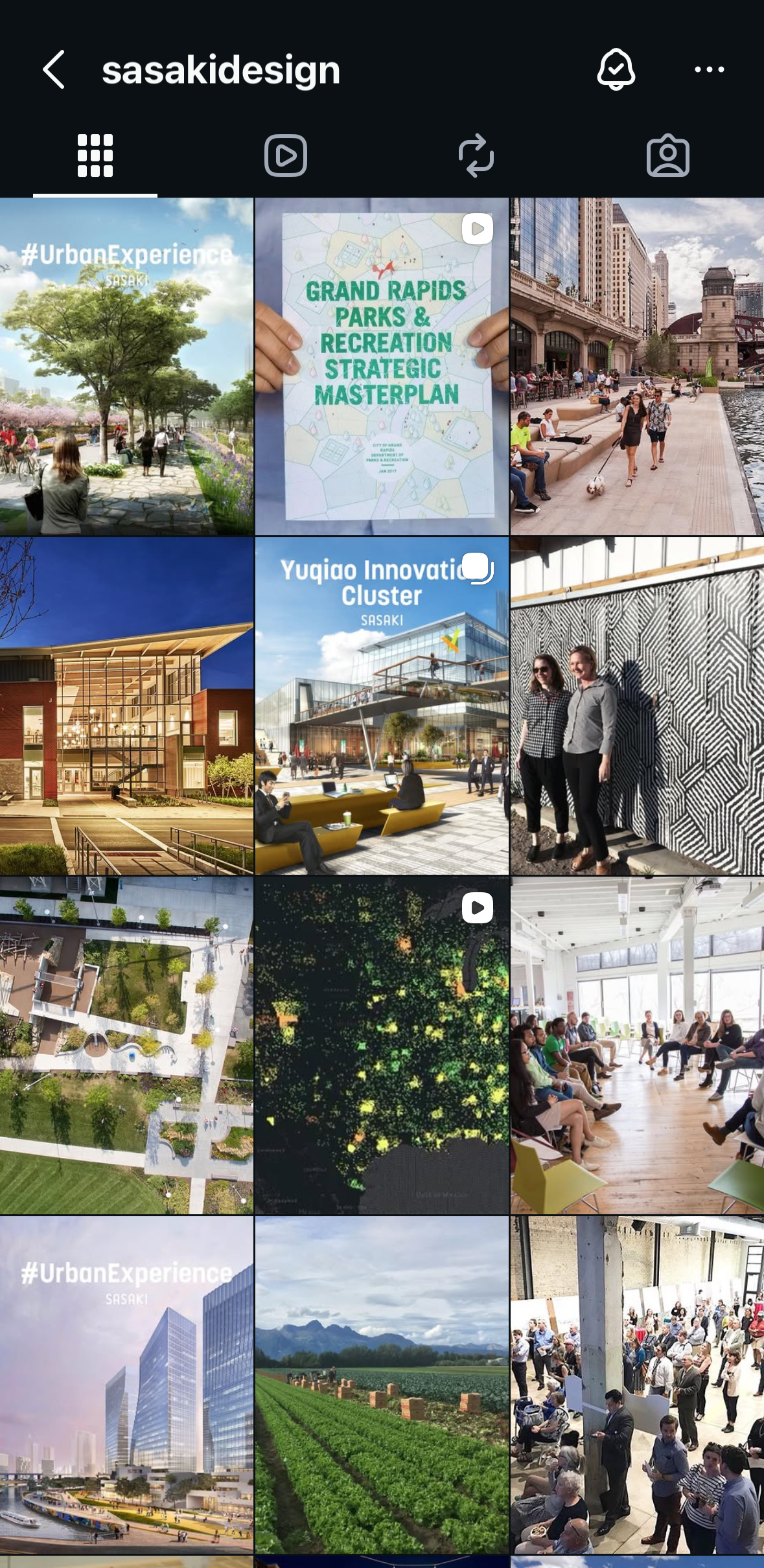 @sasakidesign — the account I built from scratch. Started from zero followers.