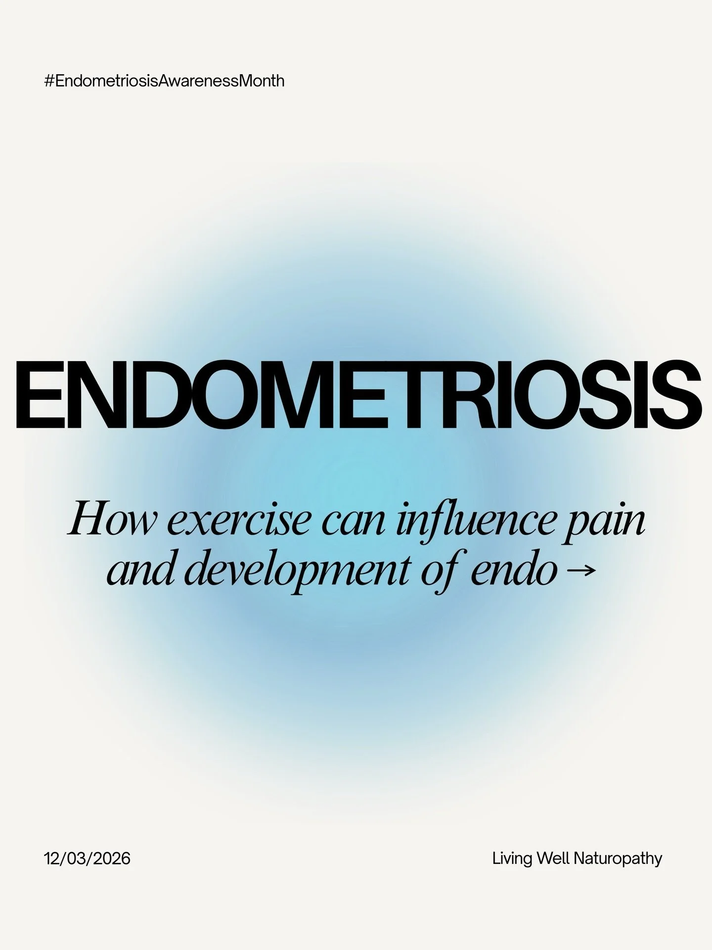 Movement is medicine for endometriosis, but as always, the dose determines the outcome.

Too little - you miss the anti-inflammatory, pain reducing, hormonal benefits of consistent movement. 

Too much, too intense - you can spike cortisol, worsen in