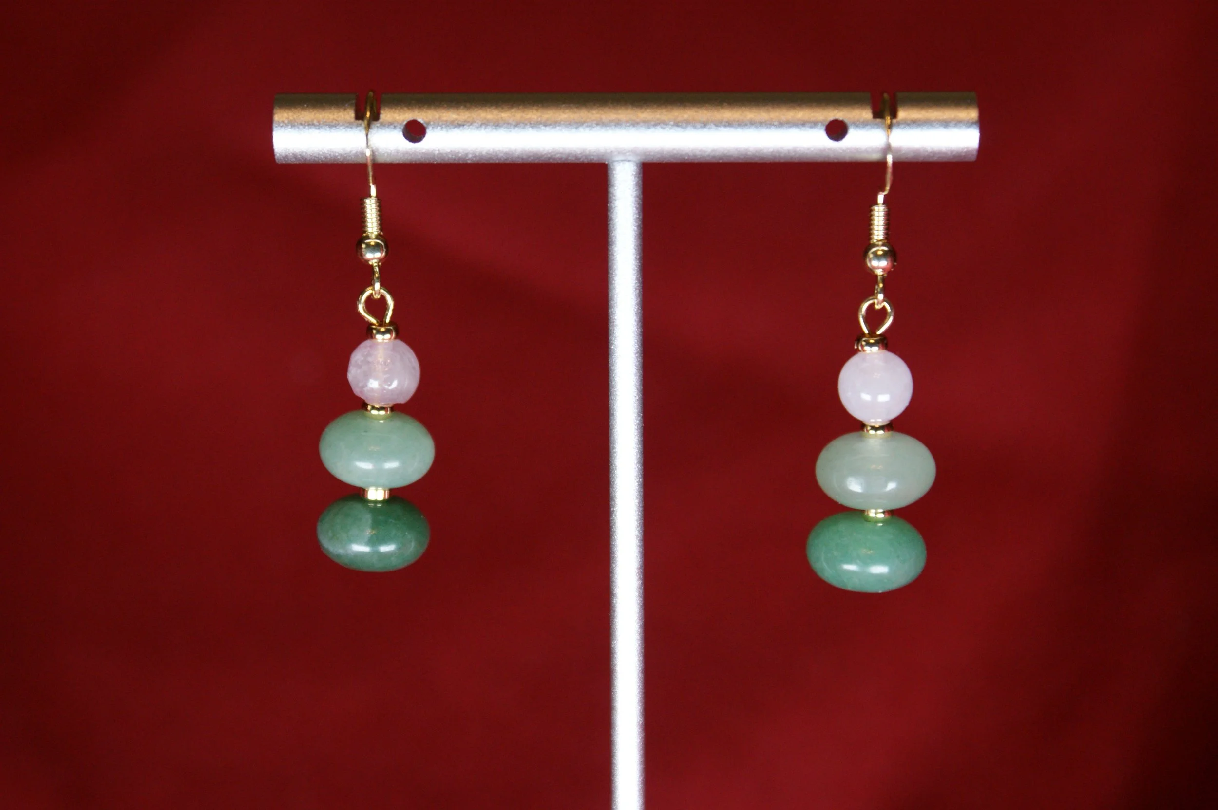 Natural Elegance Gemstone Earrings