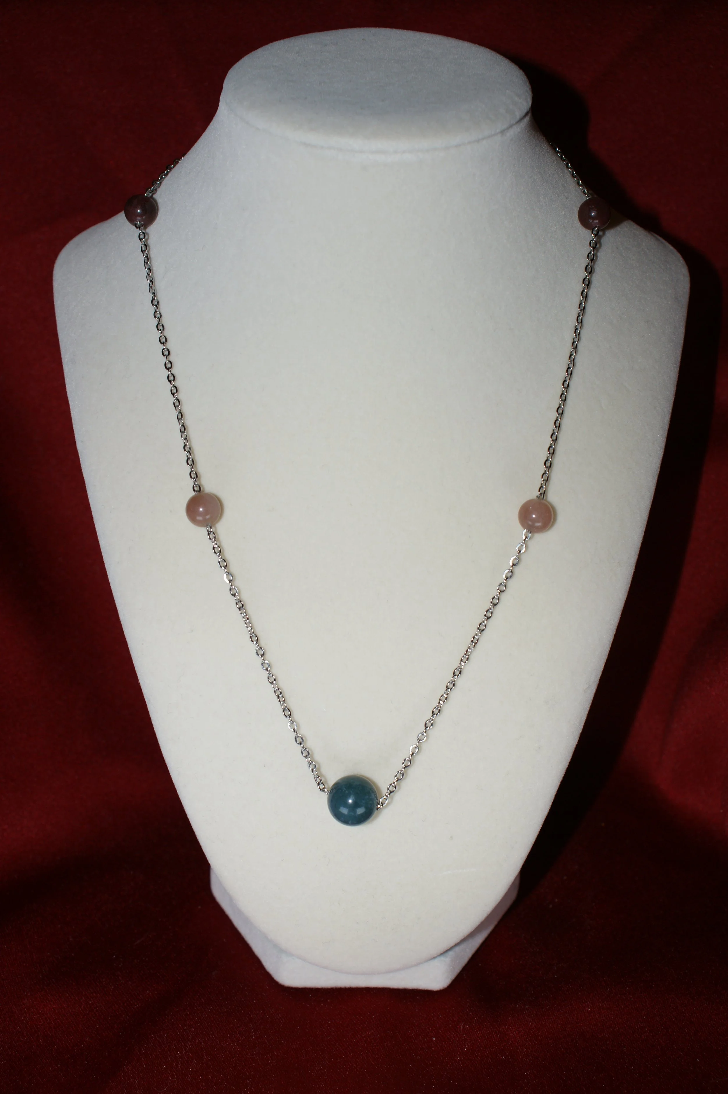 Tourmaline and Jasper Elegance Necklace