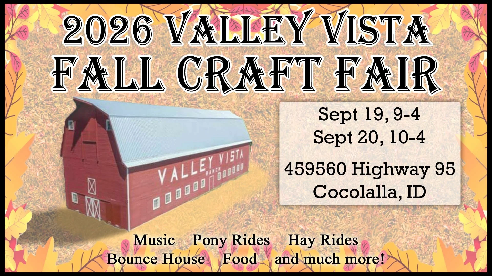 Valley Vista Craft Fair