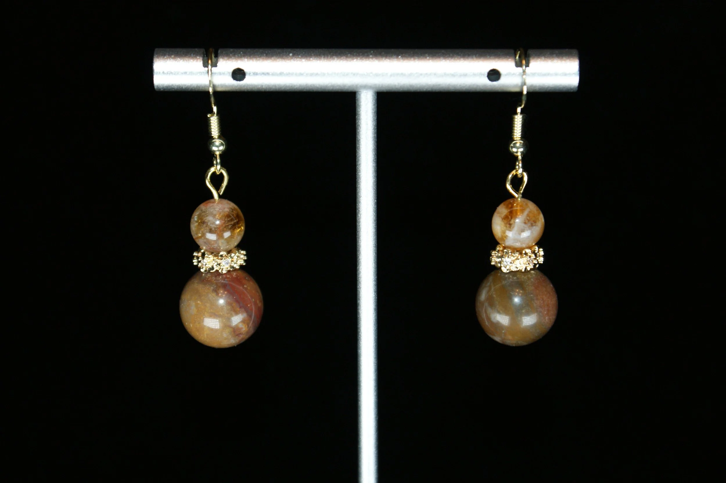 Natural Stone Elegance Earrings