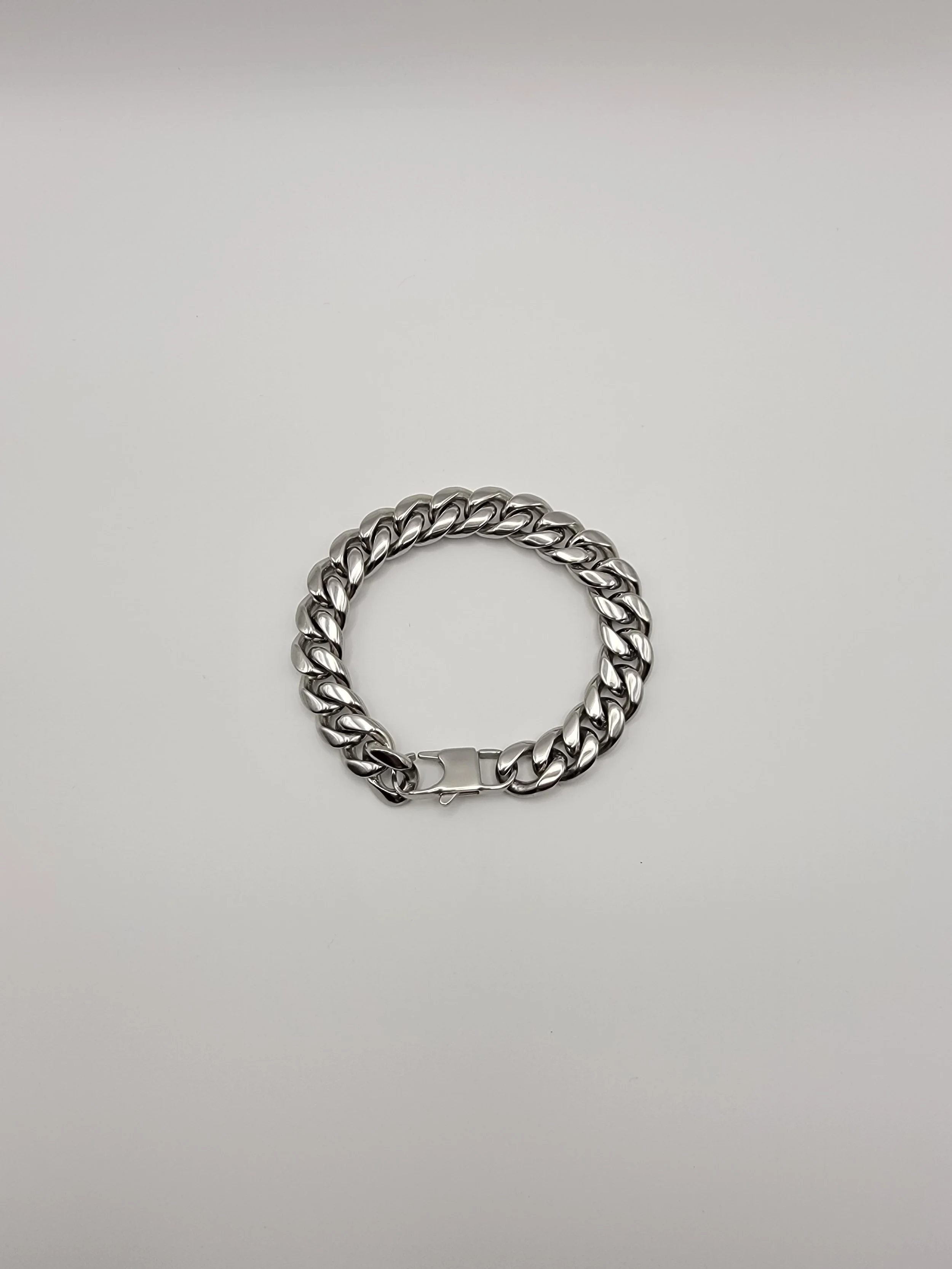 Stainless Steel Cuban Link Bracelet