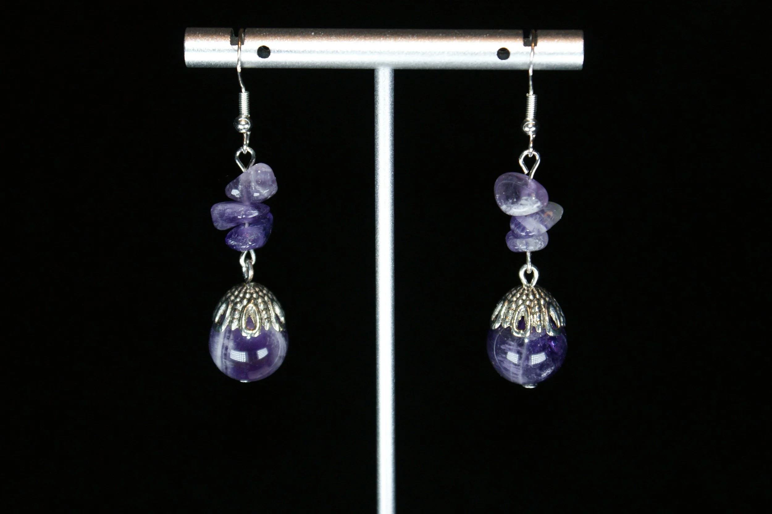 Amethyst Drop Earrings