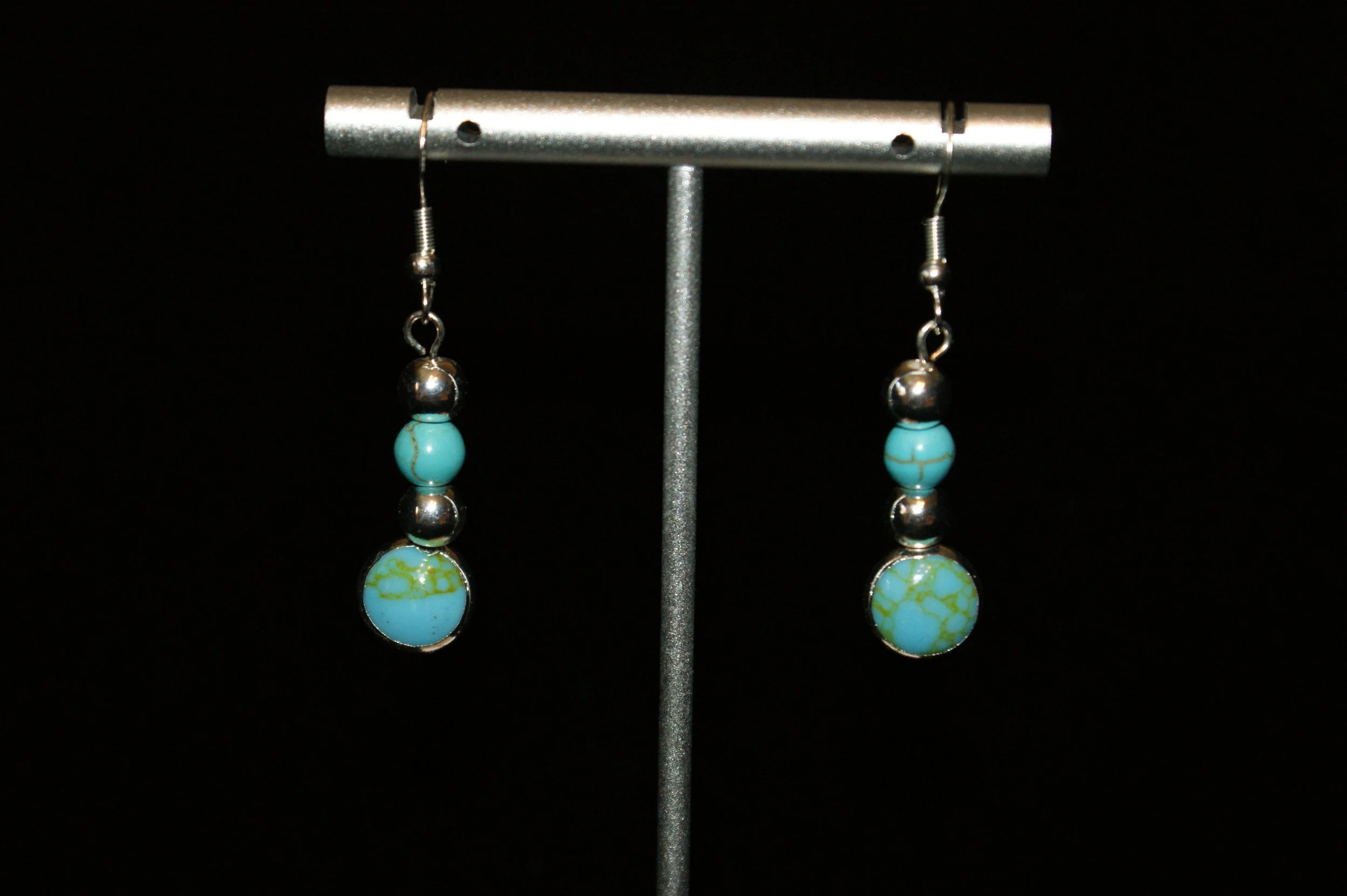 Turquoise Elegance Drop Earrings