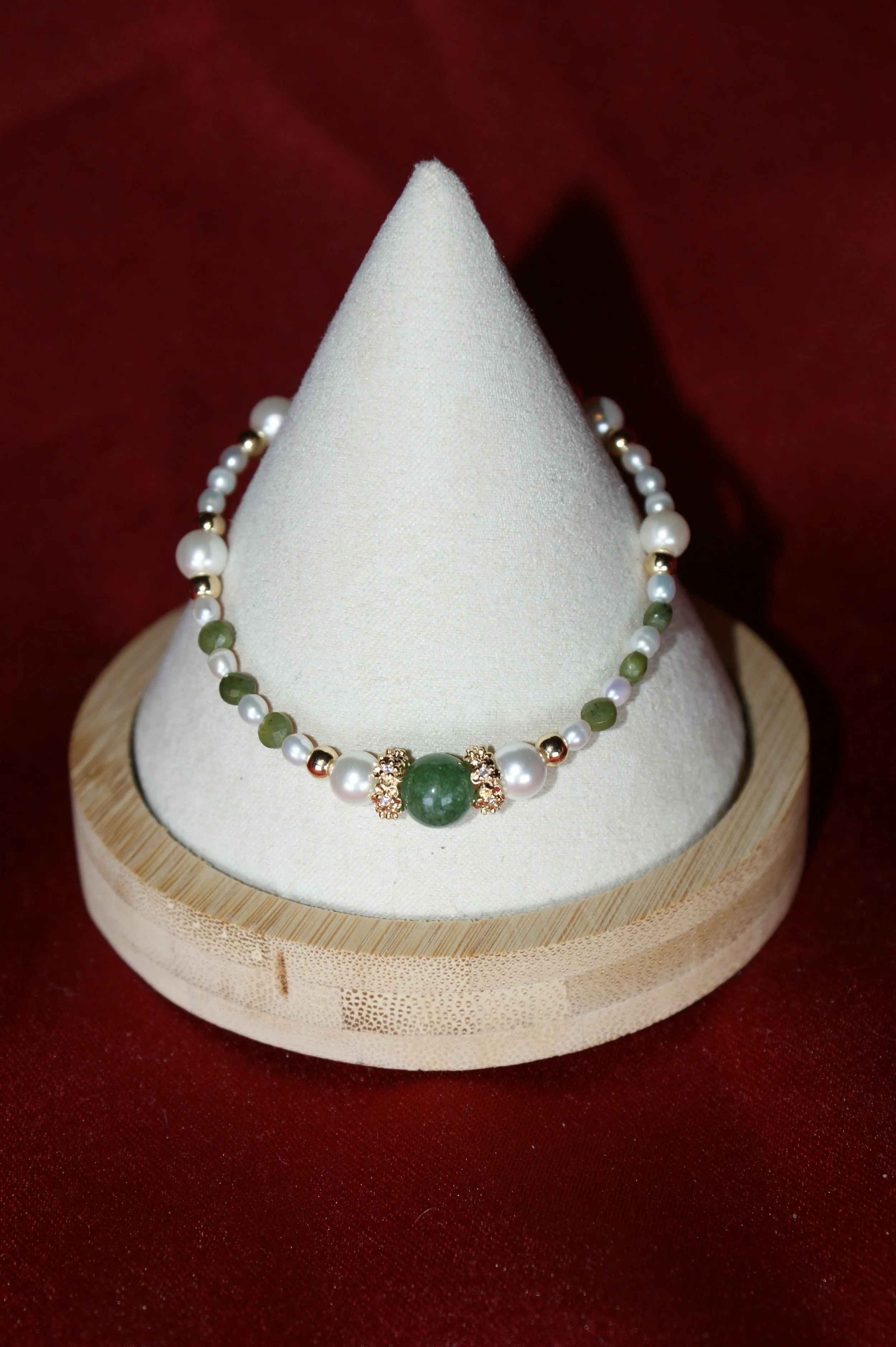 Jade and Pearl Harmony Bracelet