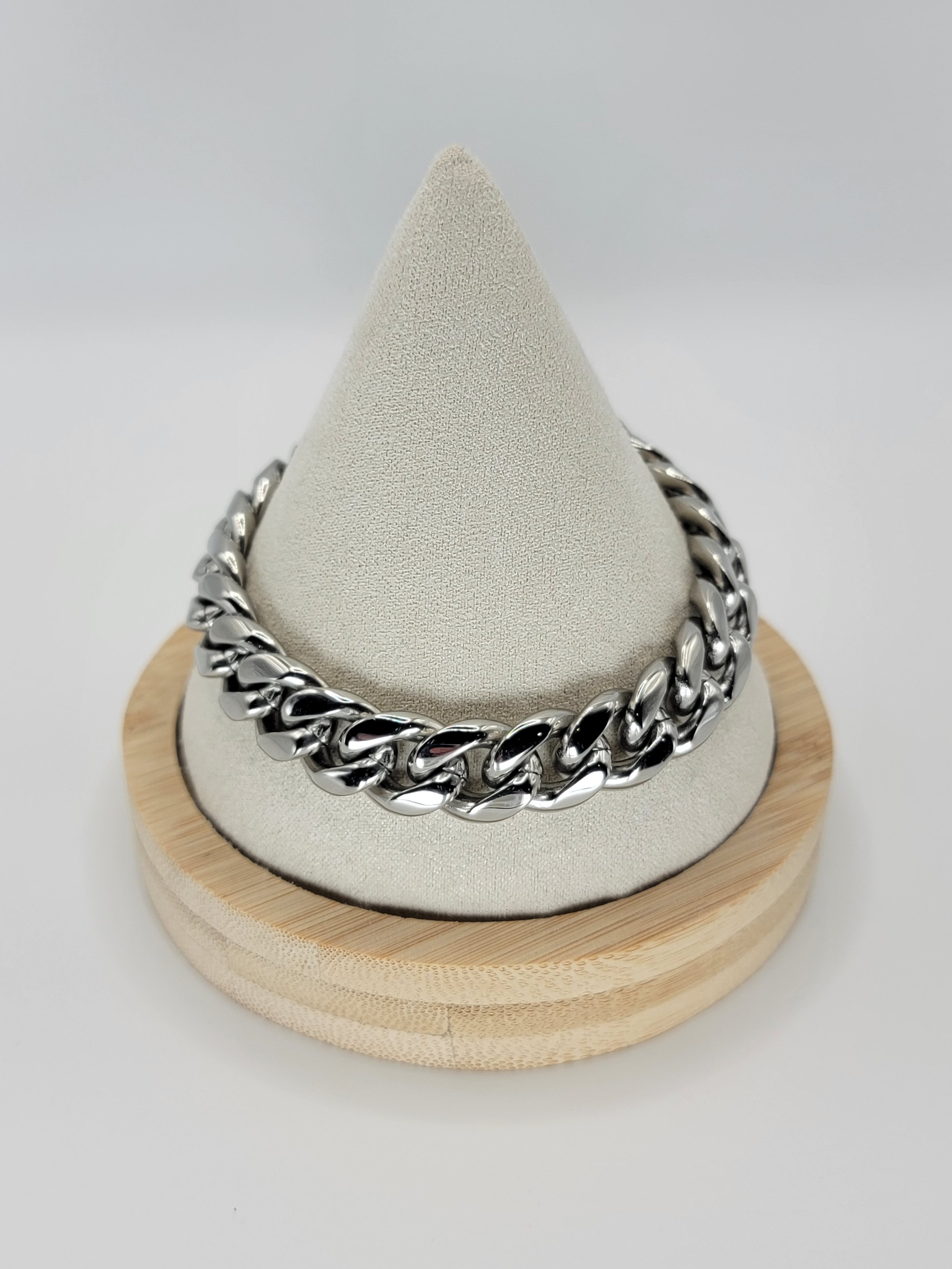 Stainless Steel Cuban Link Bracelet