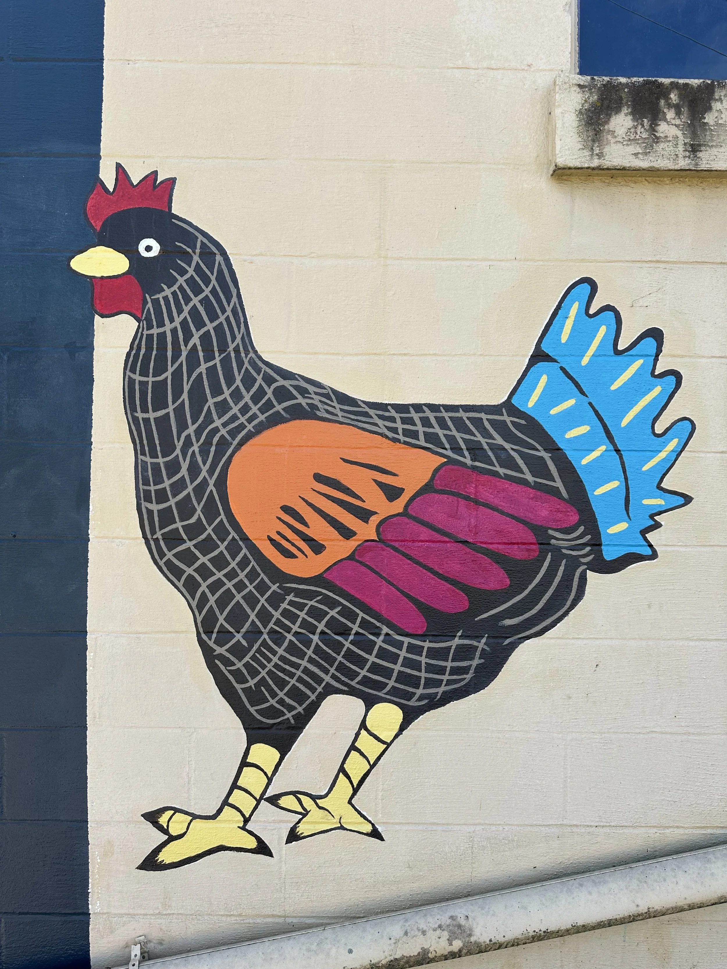 Alma Bea's repainted logo is finished.