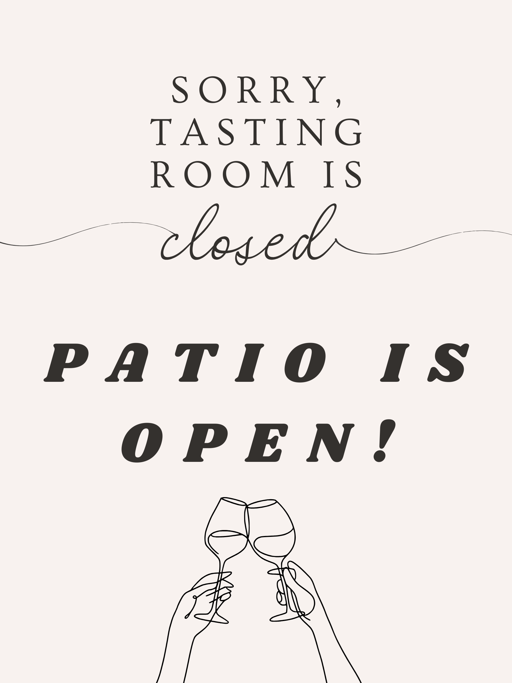 Tasting Room Closed 